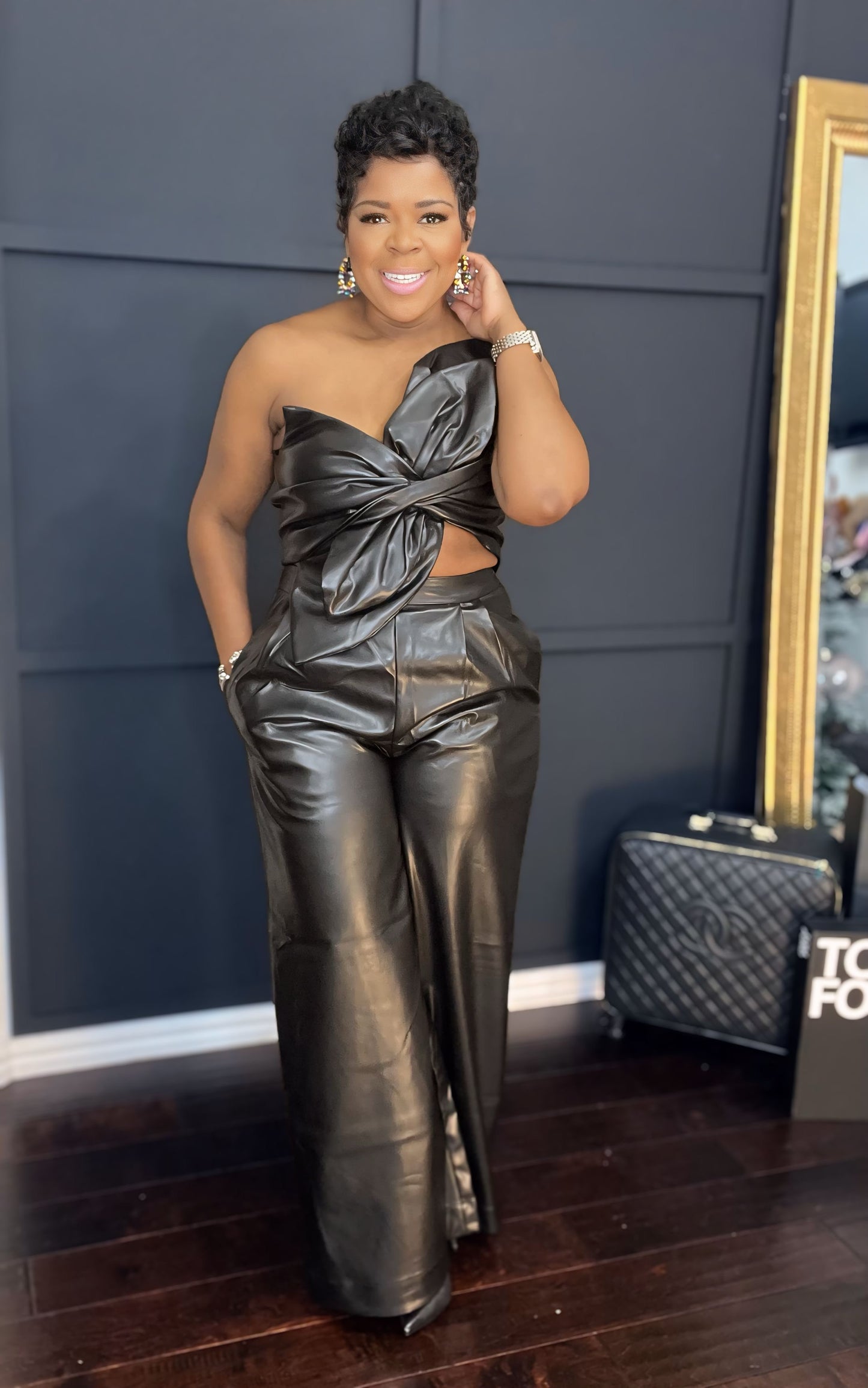 Don’t Get It Twisted Faux Leather Set