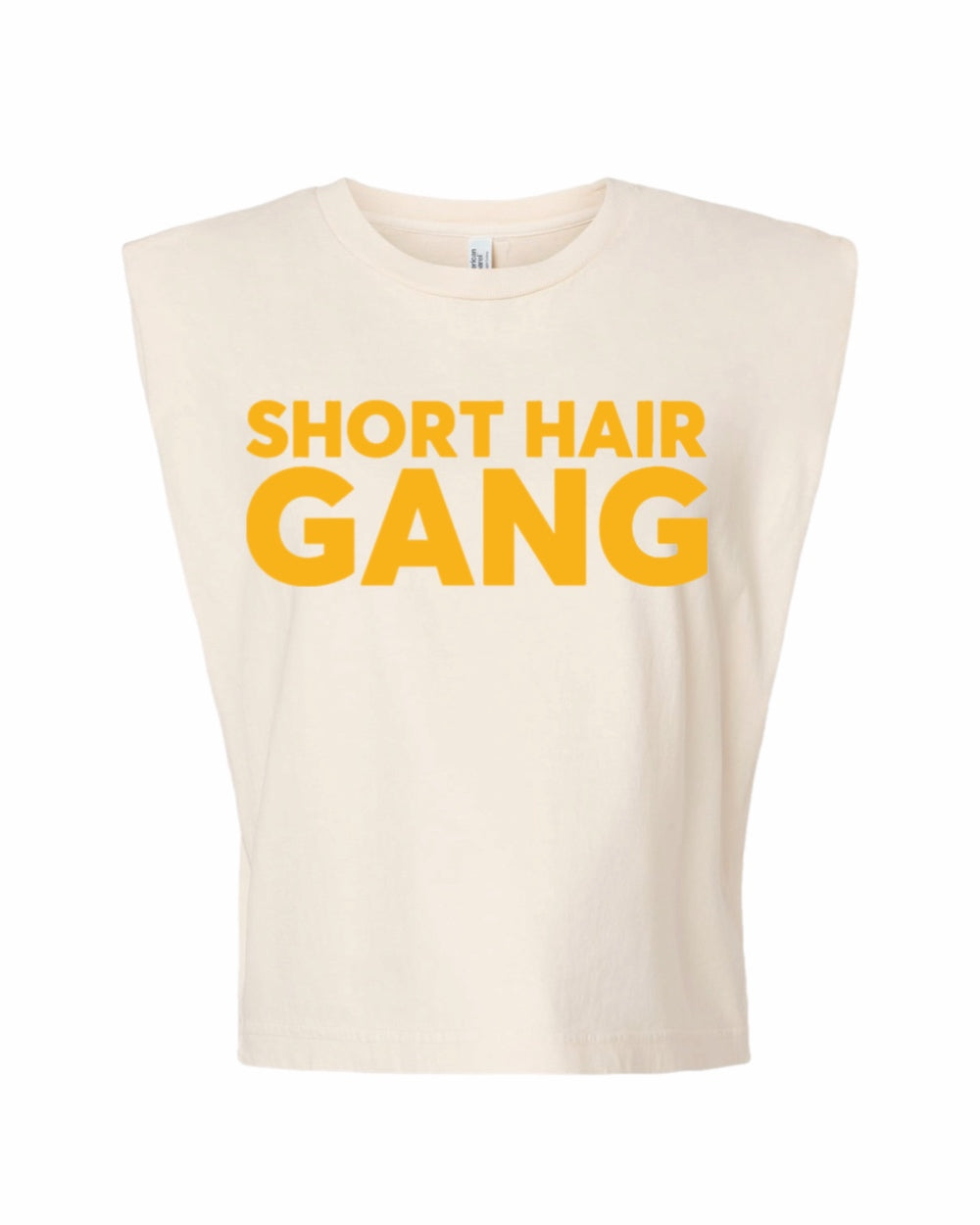 Short Hair Gang Muscle Tank Tee (Yellow)