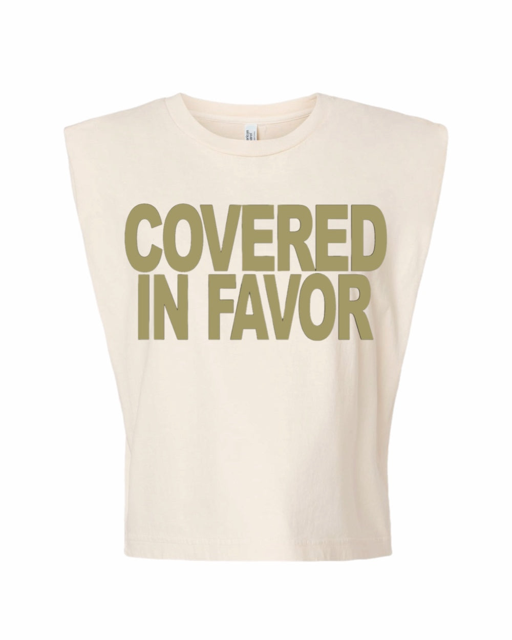 Covered in Favor Muscle Tank Tee