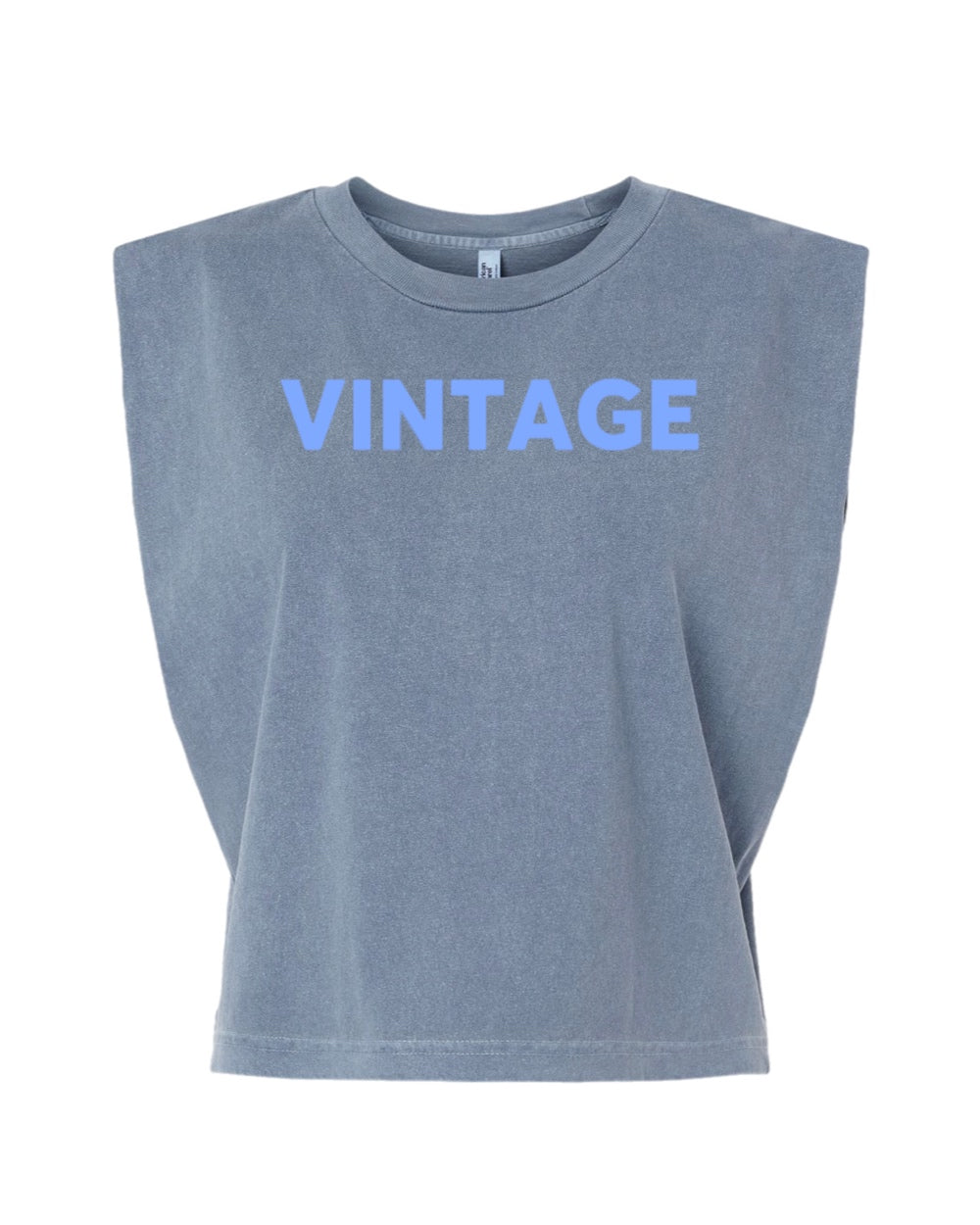 Vintage Muscle Tee (Denim)