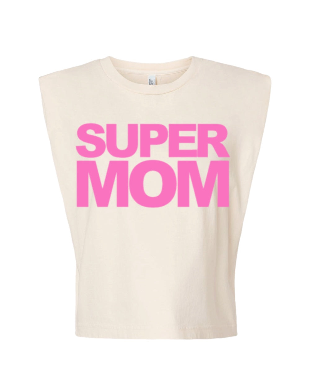 Super Mom Muscle Tee ( Pink)