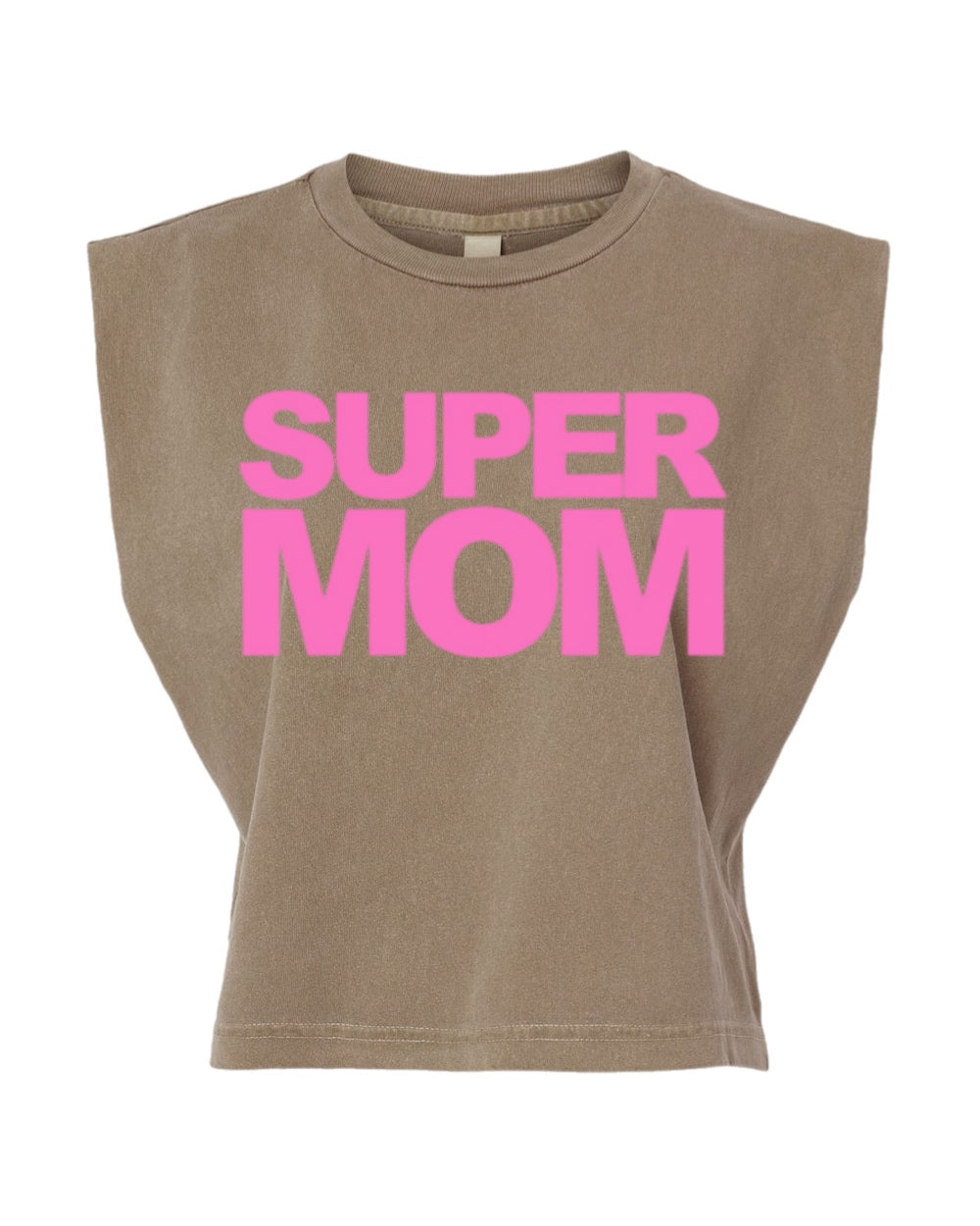 Super Mom Muscle Tee ( Pink)