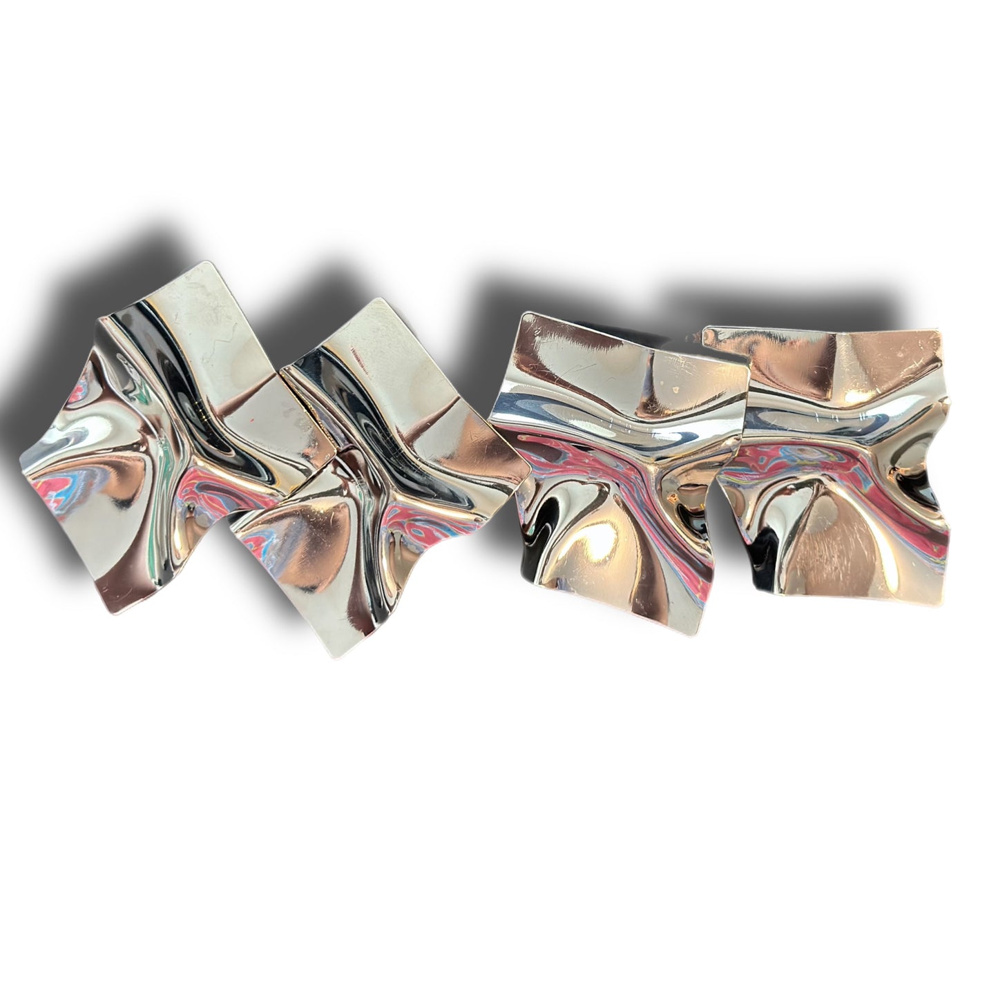 Get Wavy Earrings (Silver)