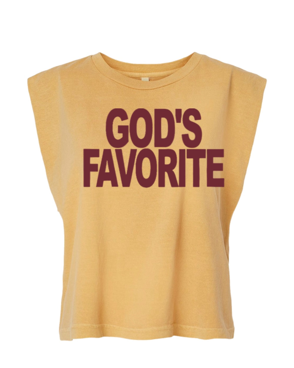 God's Favorite Muscle Tee ( Maroon)