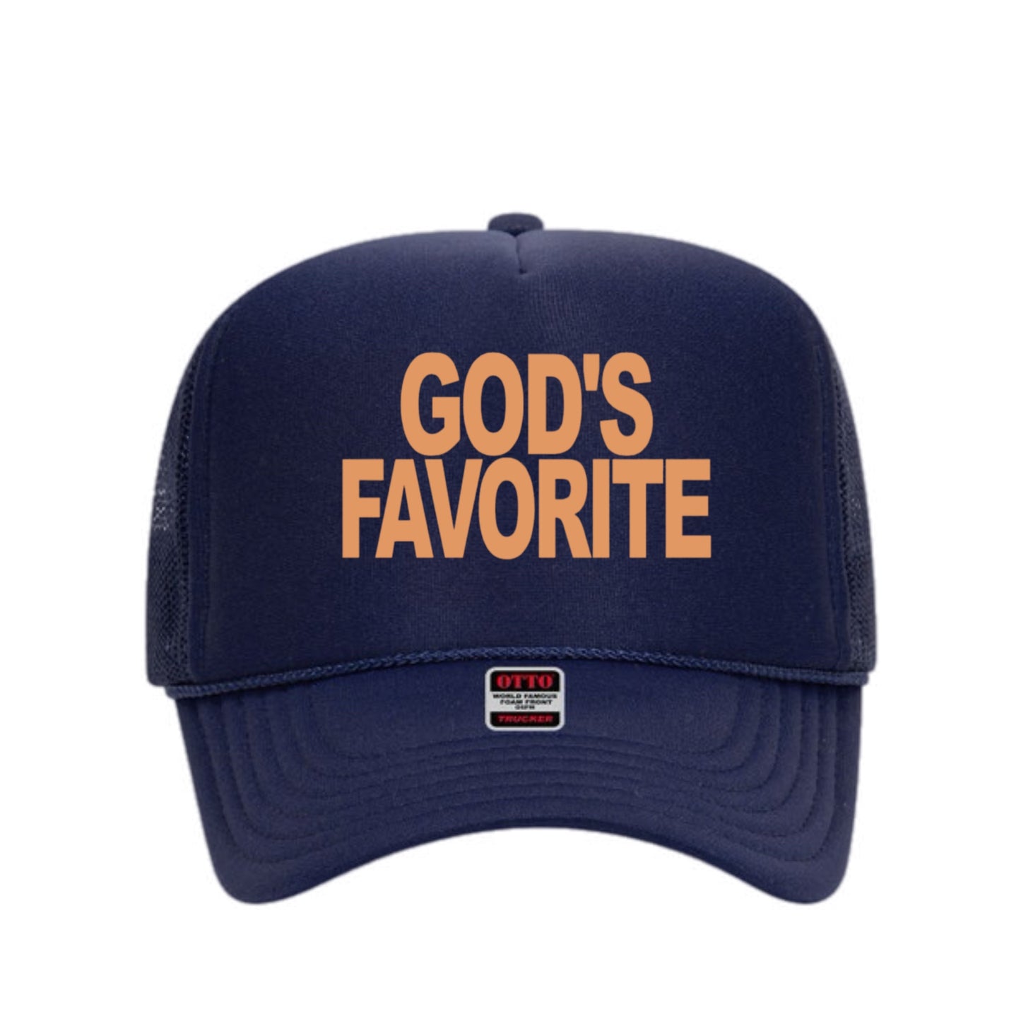 God's Favorite Trucker Hat (Tan)