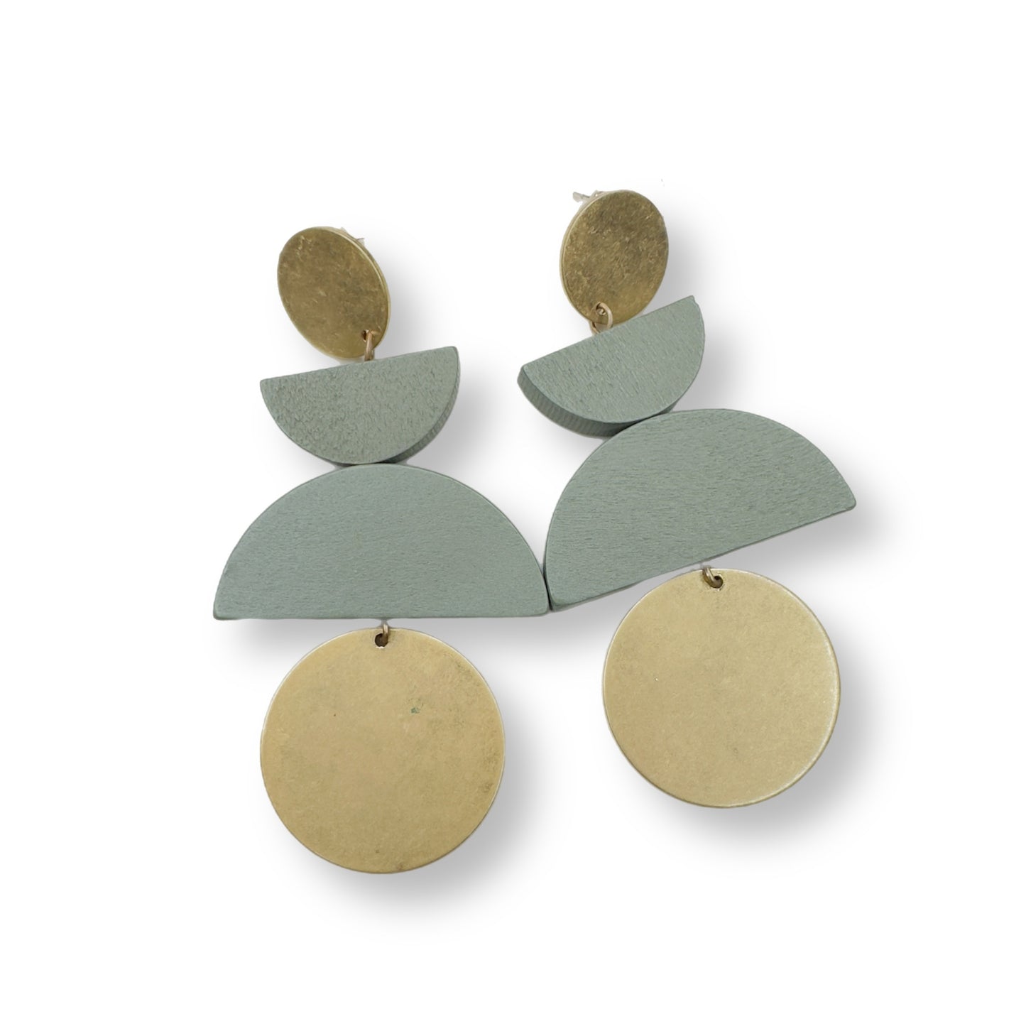 Artesian Geometric Gold Earrings