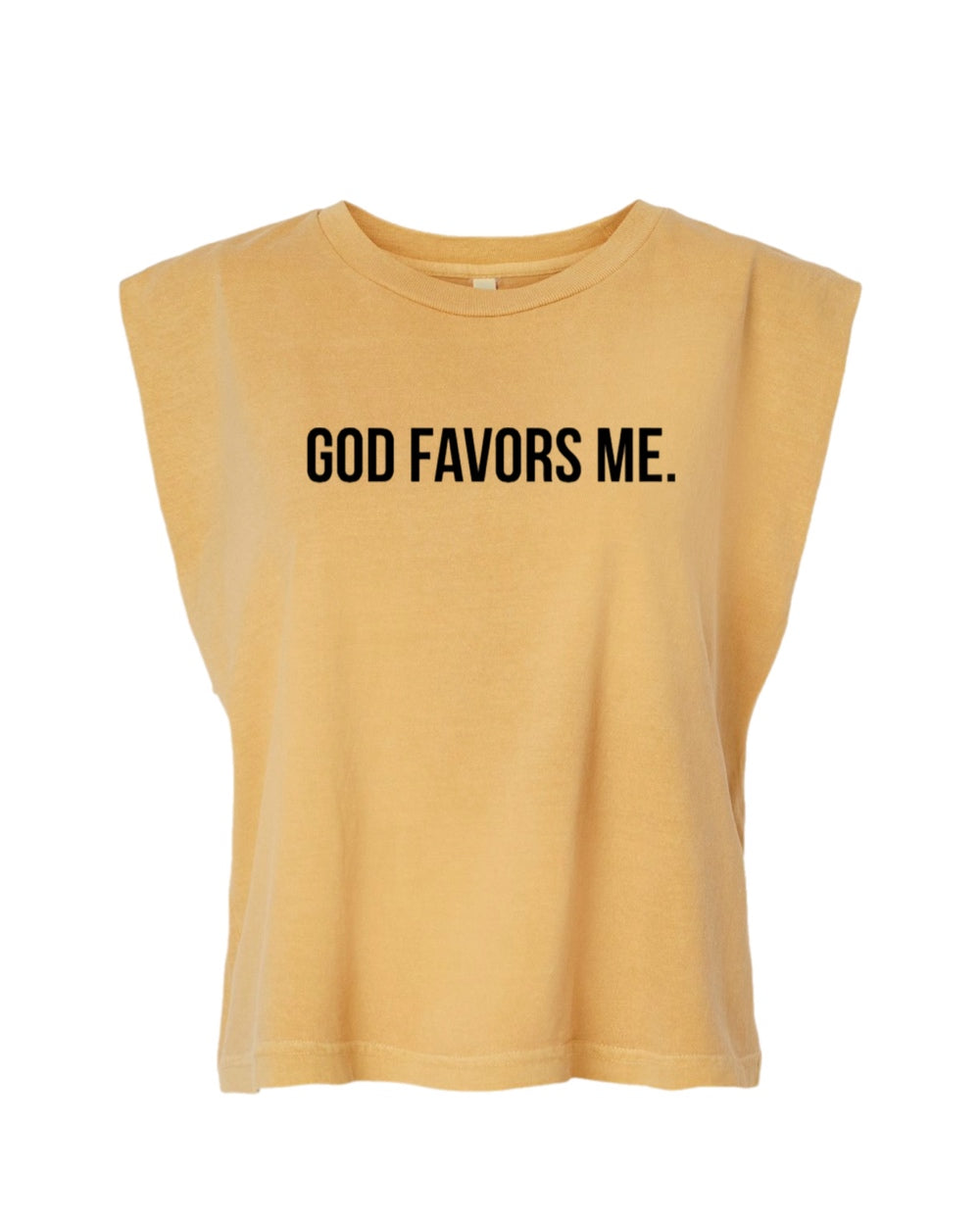 God Favors Me Faded Tank (Black)