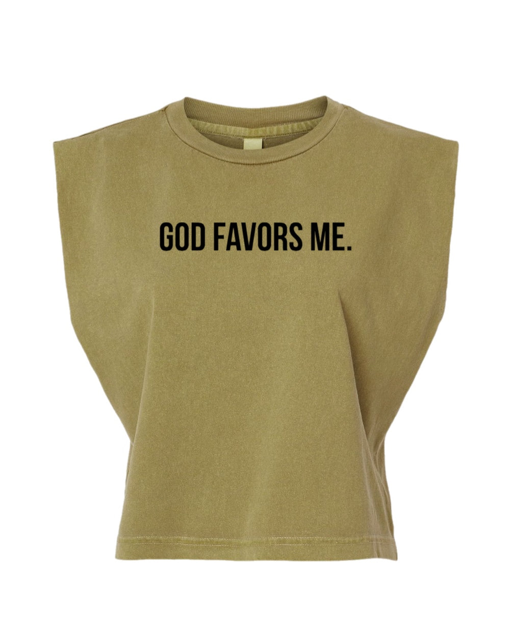 God Favors Me Faded Tank (Black)