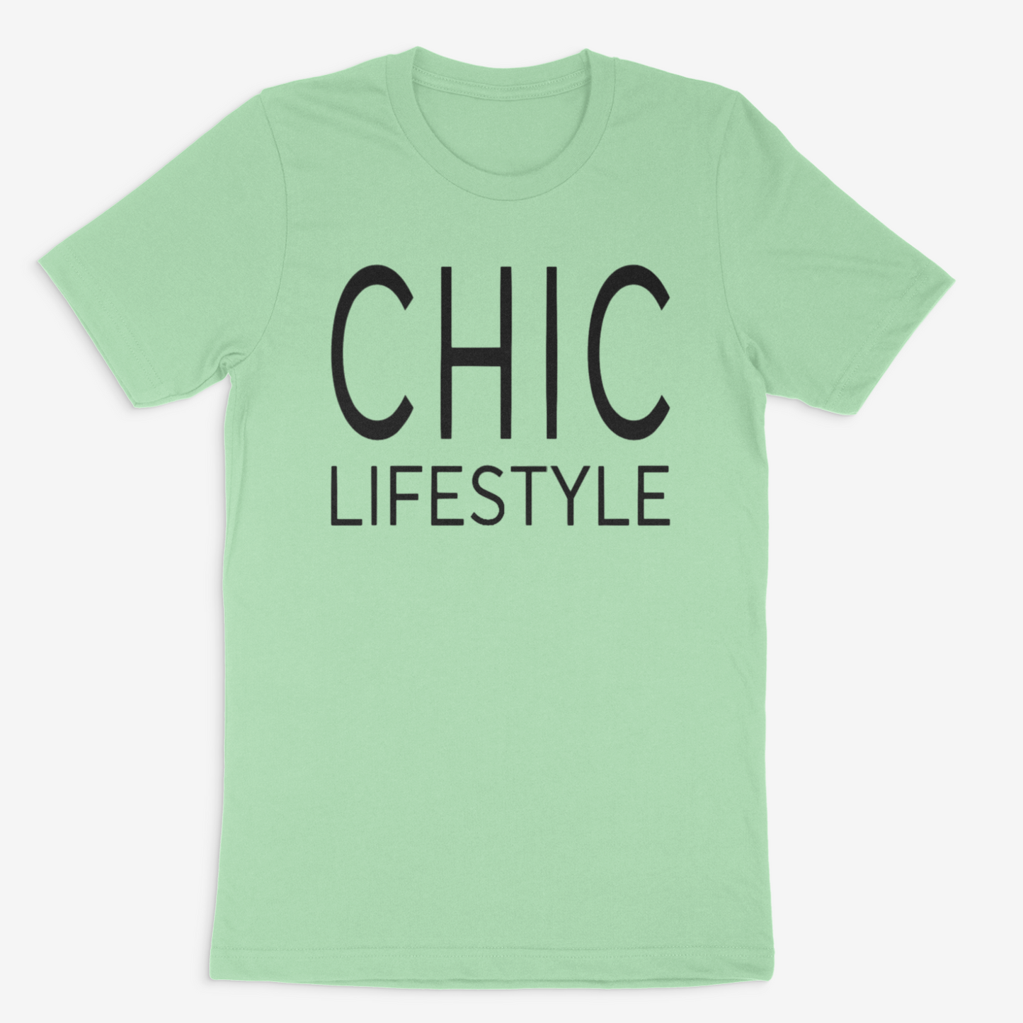 Chic Lifestyle Tee ( Black)