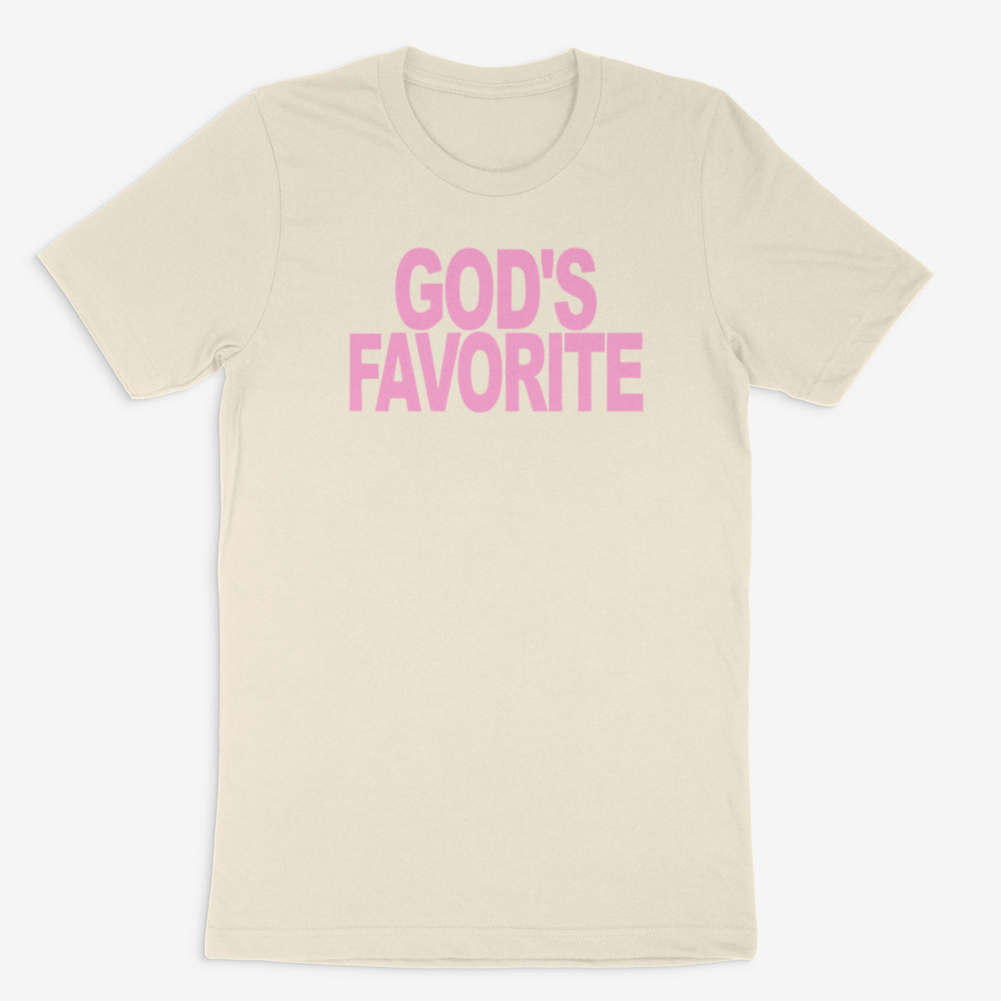 God's Favorite Bold Tee (Pink)