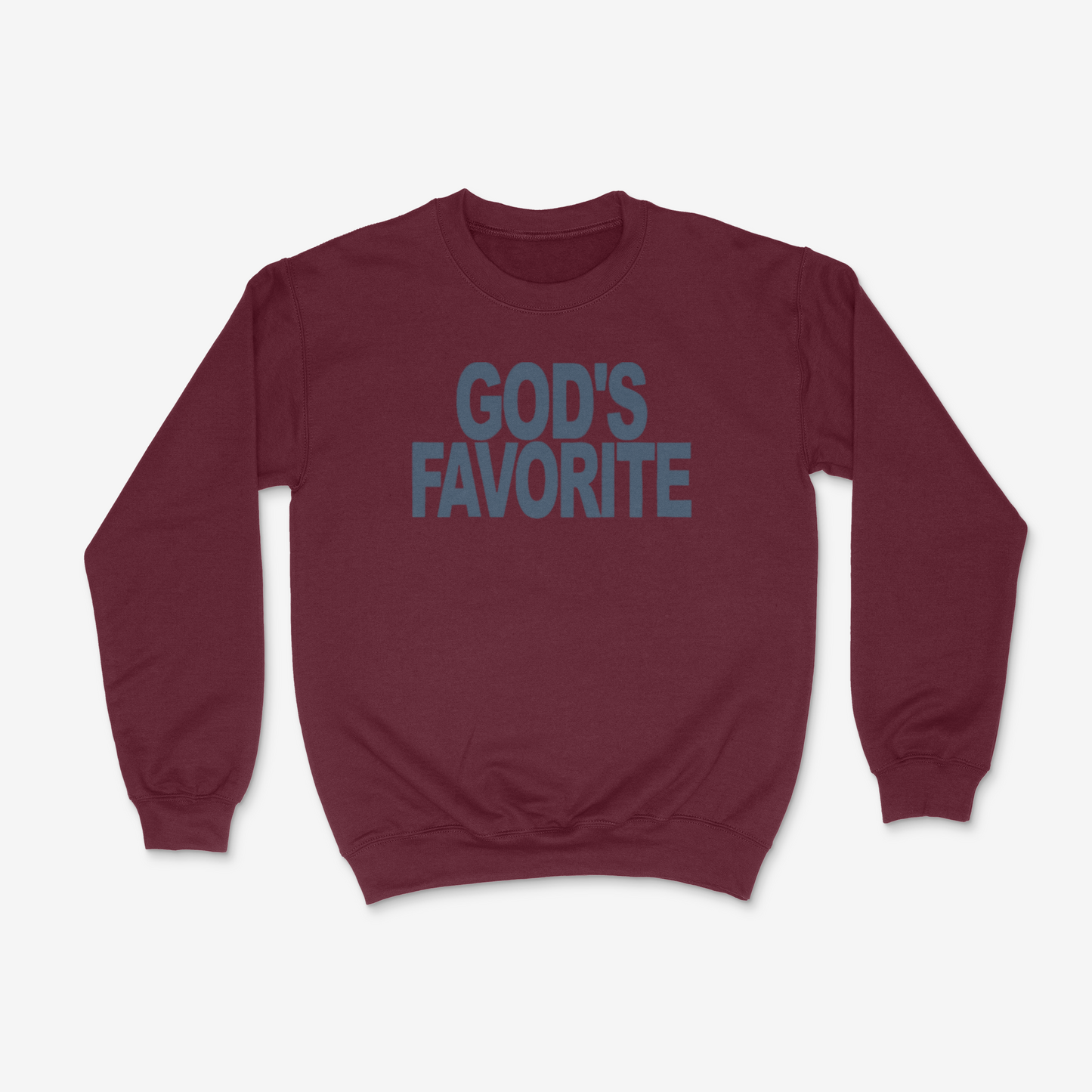 God's Favorite Crewneck ( Midnight Blue)
