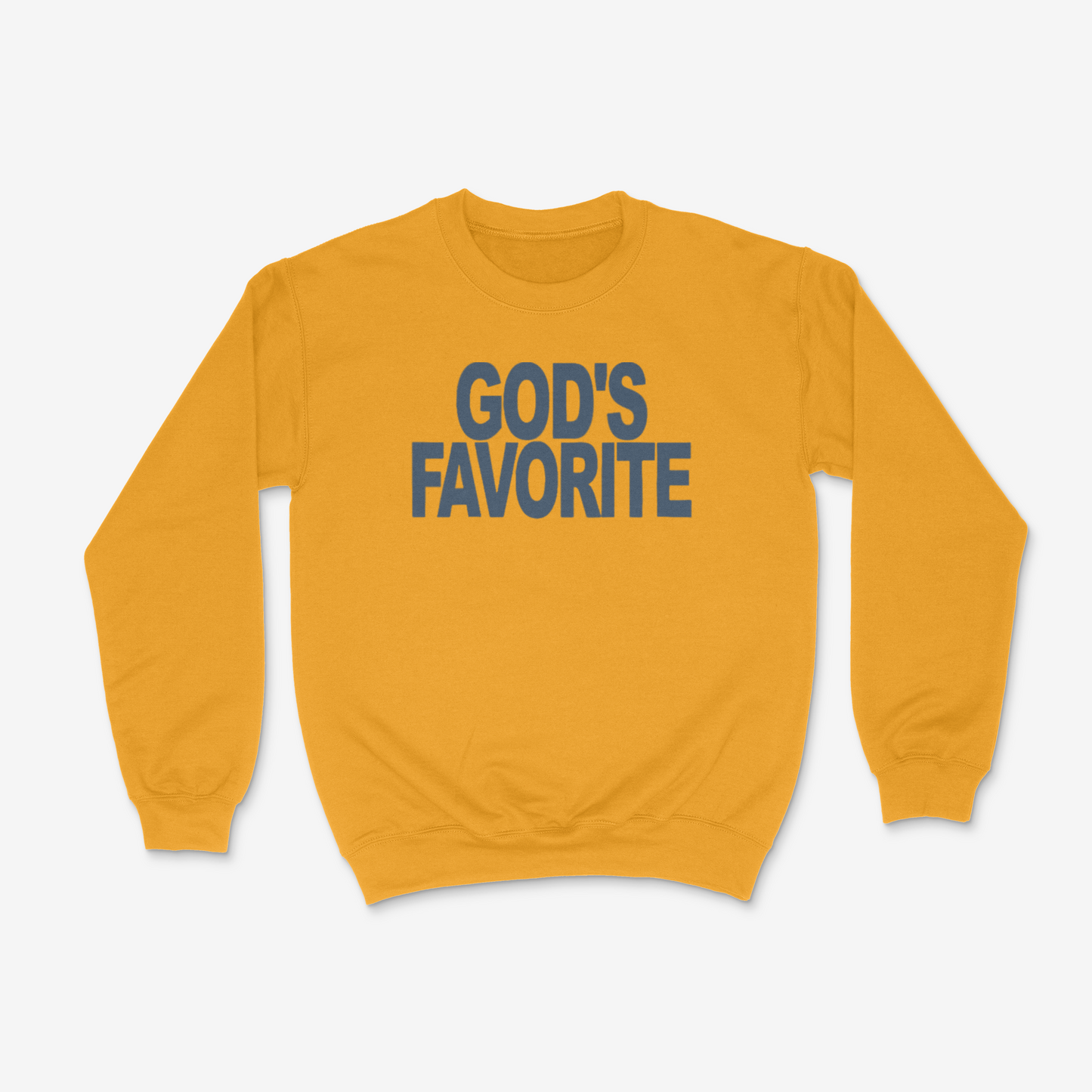 God's Favorite Crewneck ( Midnight Blue)