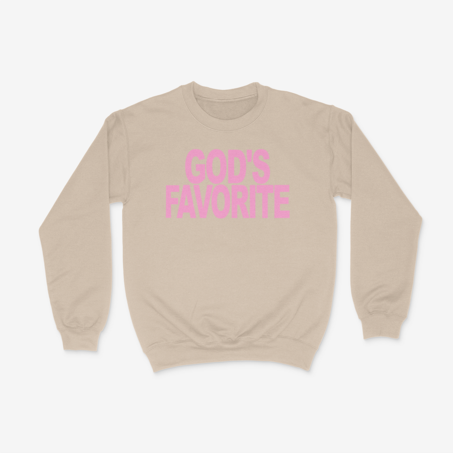 God's Favorite Bold (Pink) Crewneck