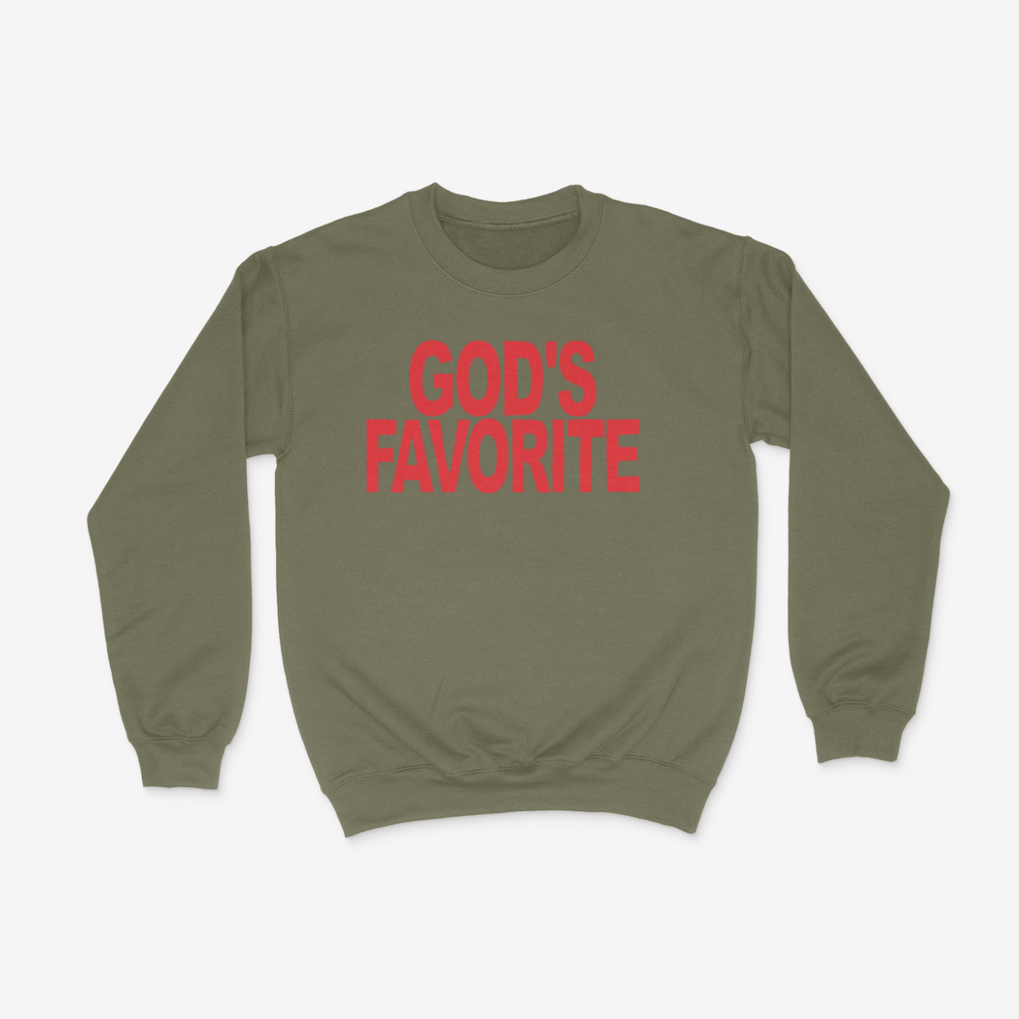God's Favorite Crewneck (Red)