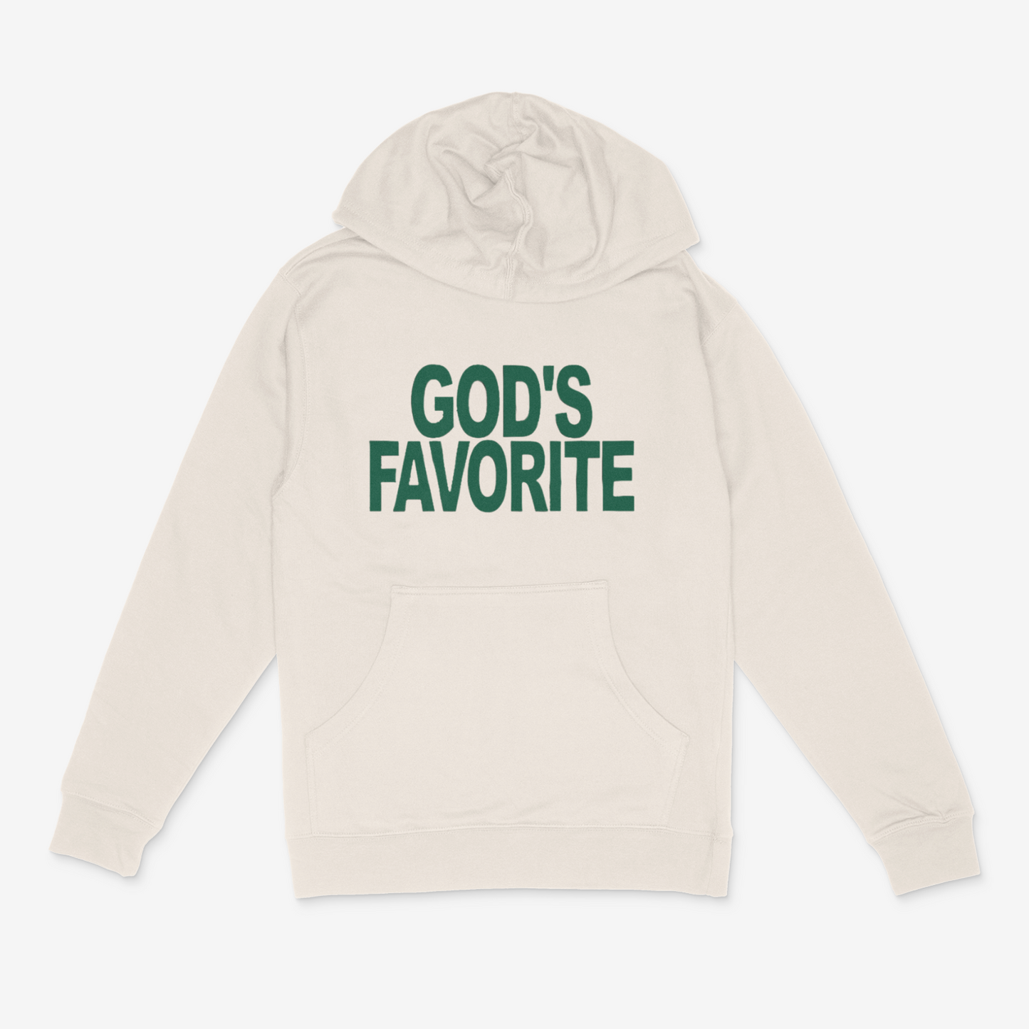 God's Favorite Bold (Dark Green) Hoodie
