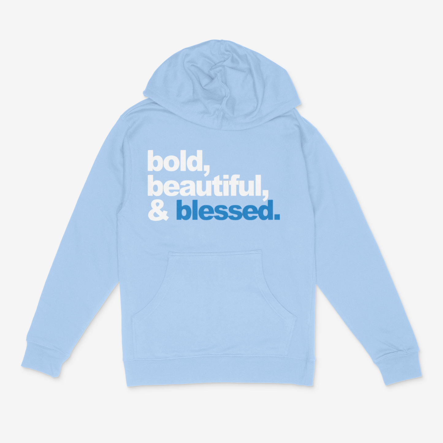 3's B Hoodie (Blue)