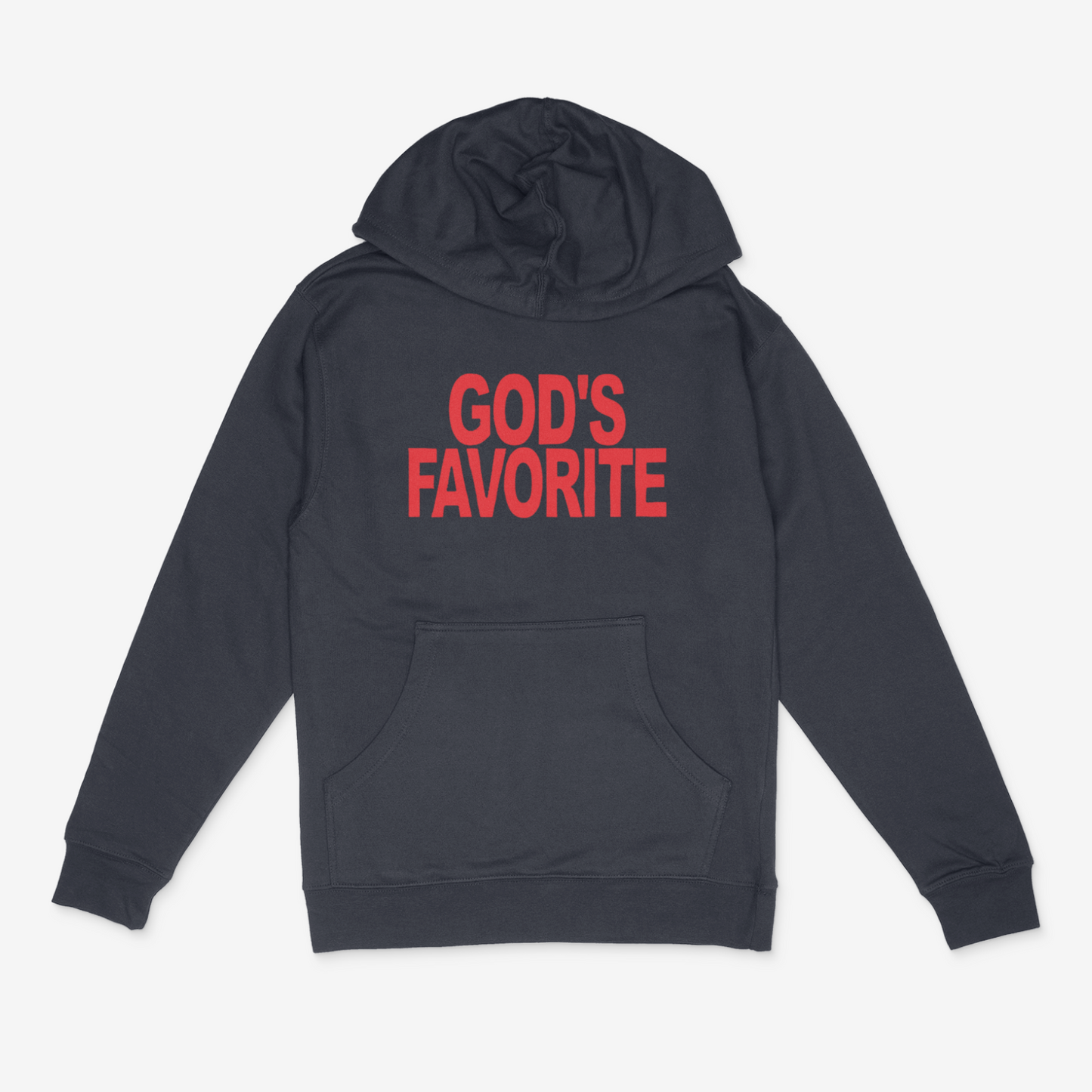 God's Favorite Hoodie ( Red)