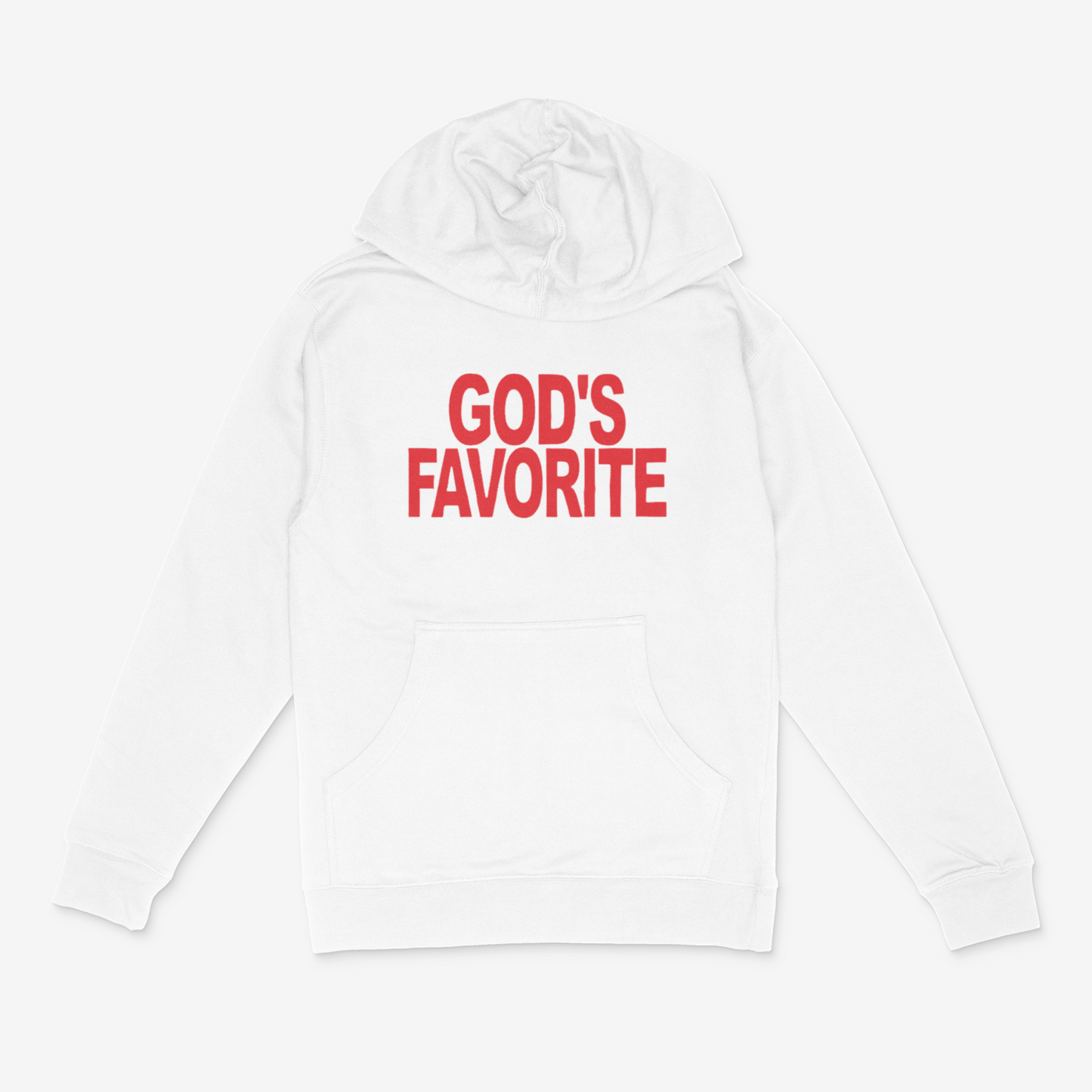 God's Favorite Hoodie ( Red)
