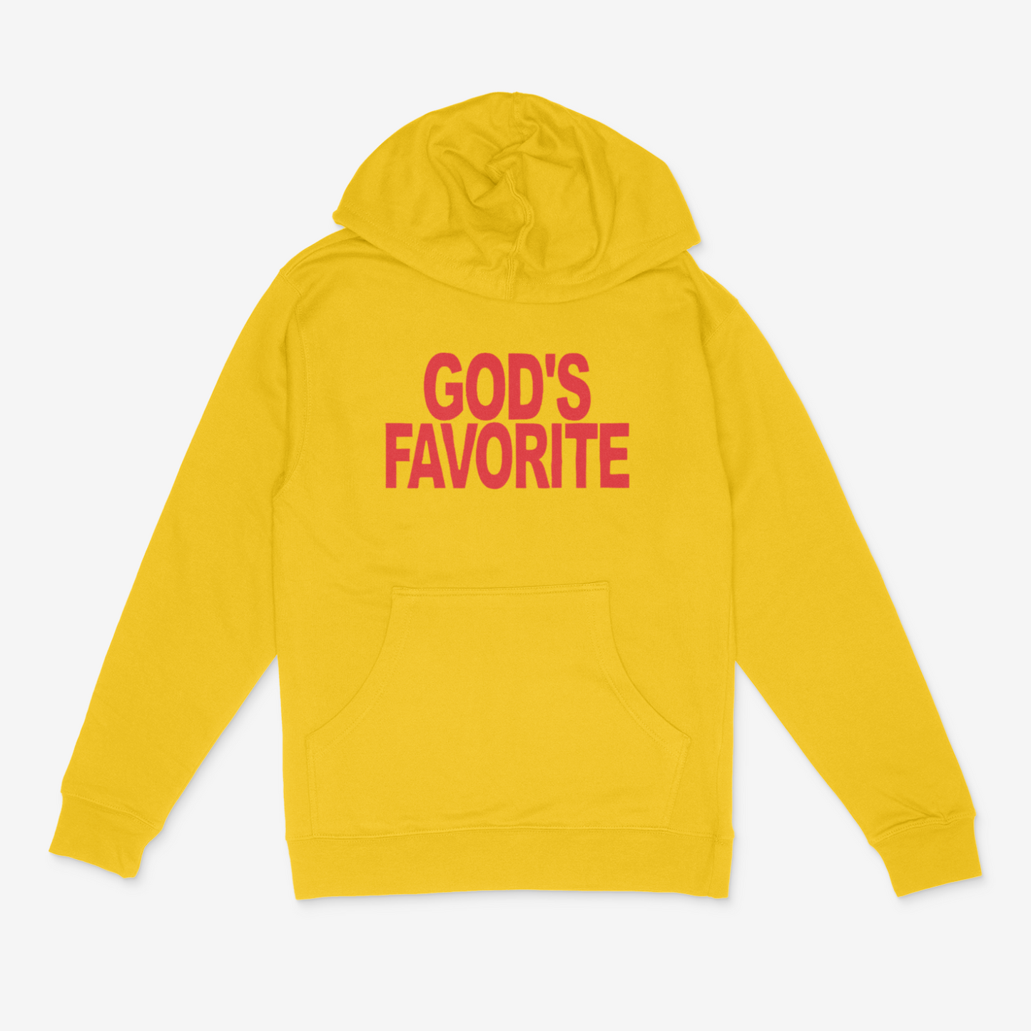 God's Favorite Hoodie ( Red)