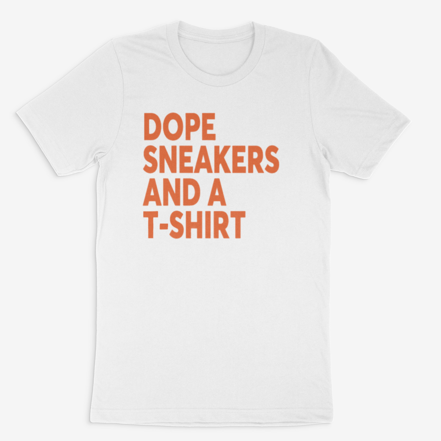 Dope Sneakers and a T-Shirt (Orange)