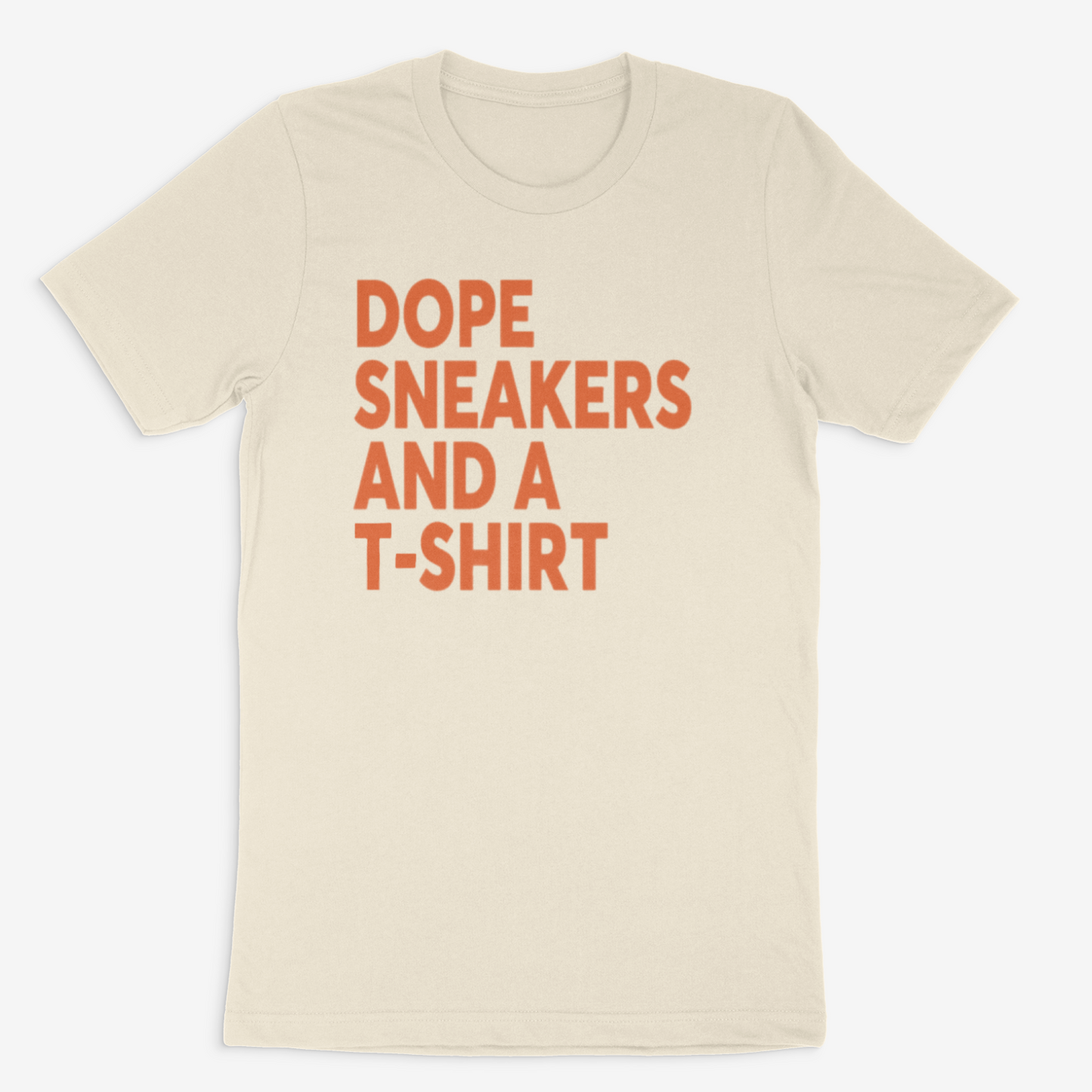 Dope Sneakers and a T-Shirt (Orange)