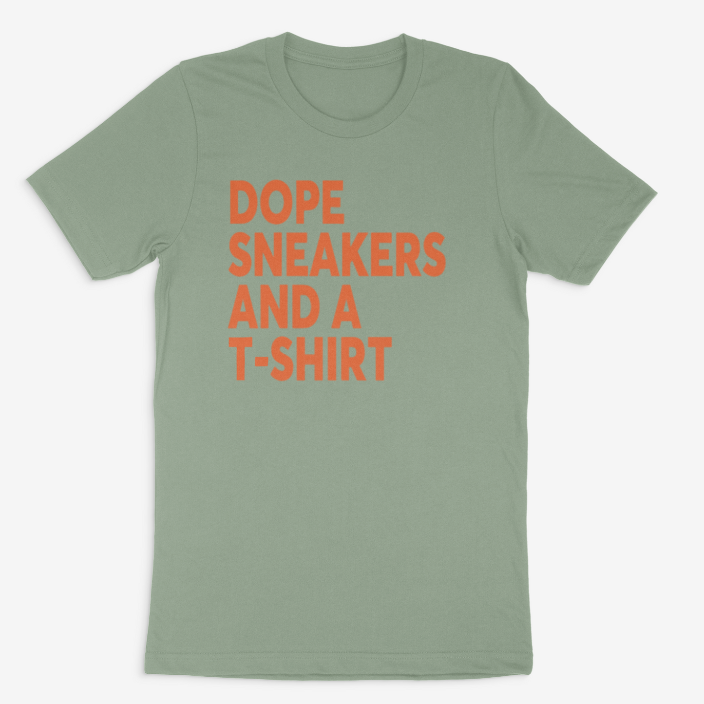 Dope Sneakers and a T-Shirt (Orange)