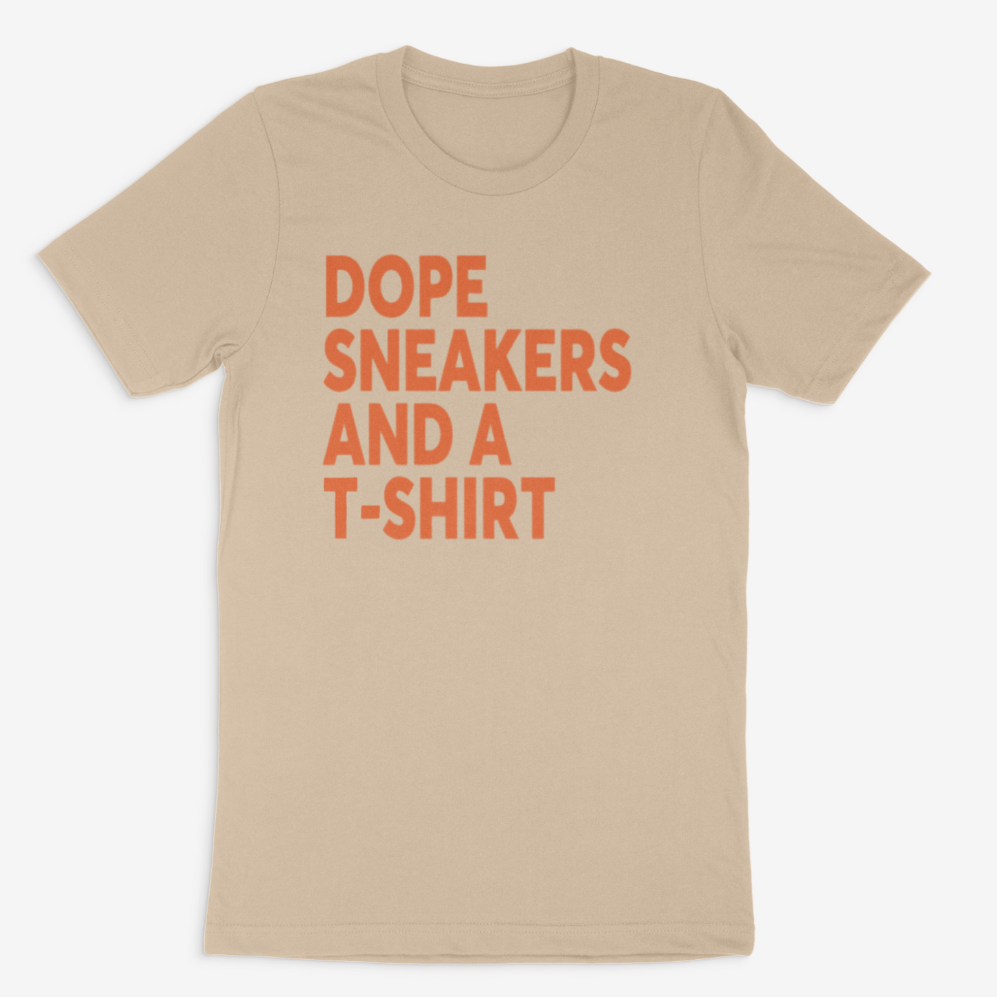 Dope Sneakers and a T-Shirt (Orange)