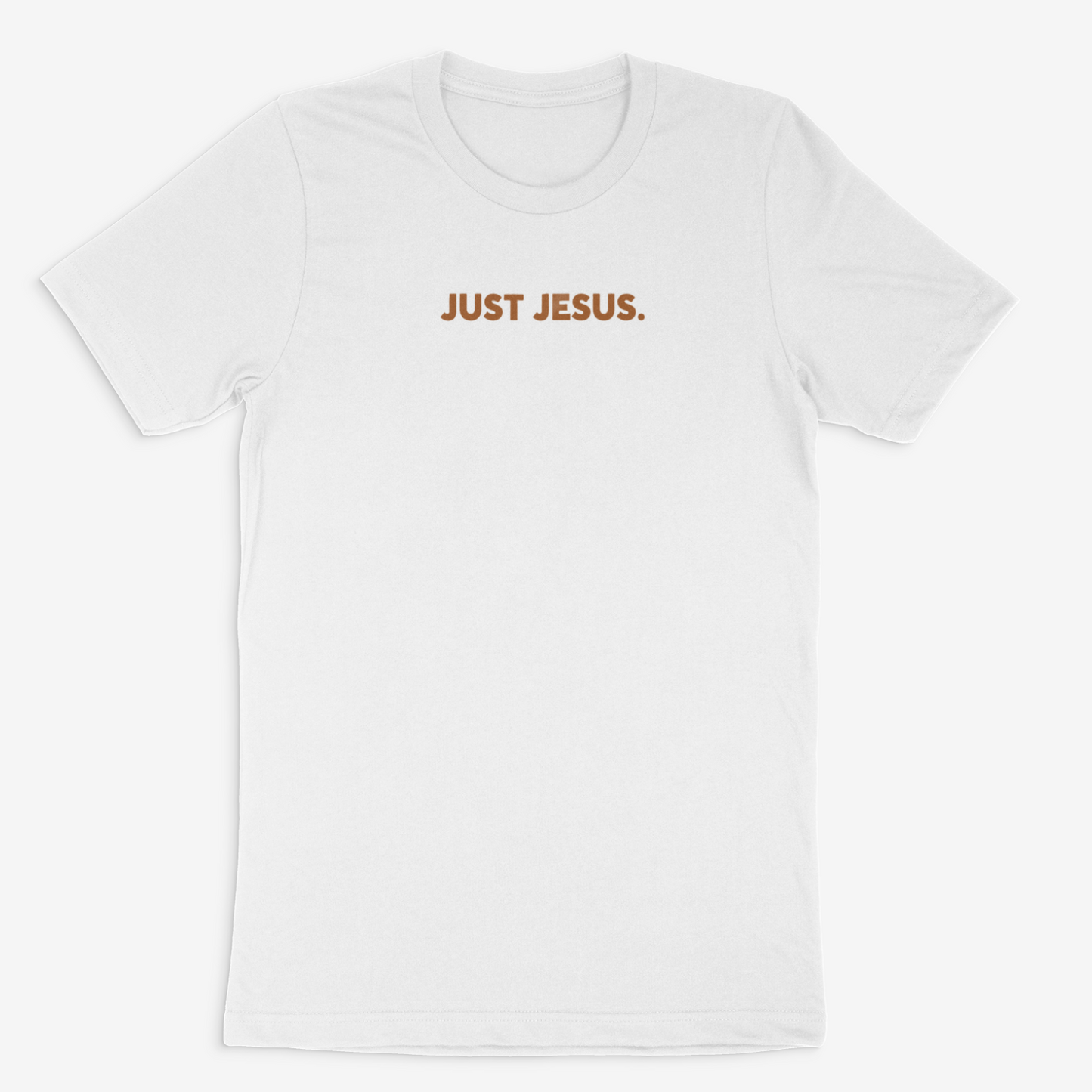 Just Jesus Tee (Medium Brown)