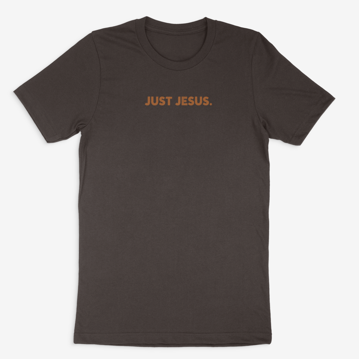 Just Jesus Tee (Medium Brown)