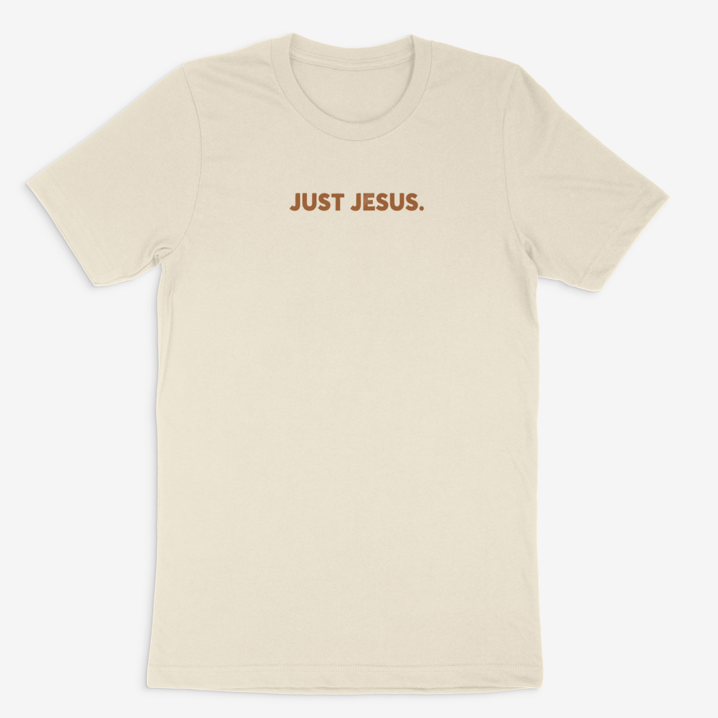 Just Jesus Tee (Medium Brown)