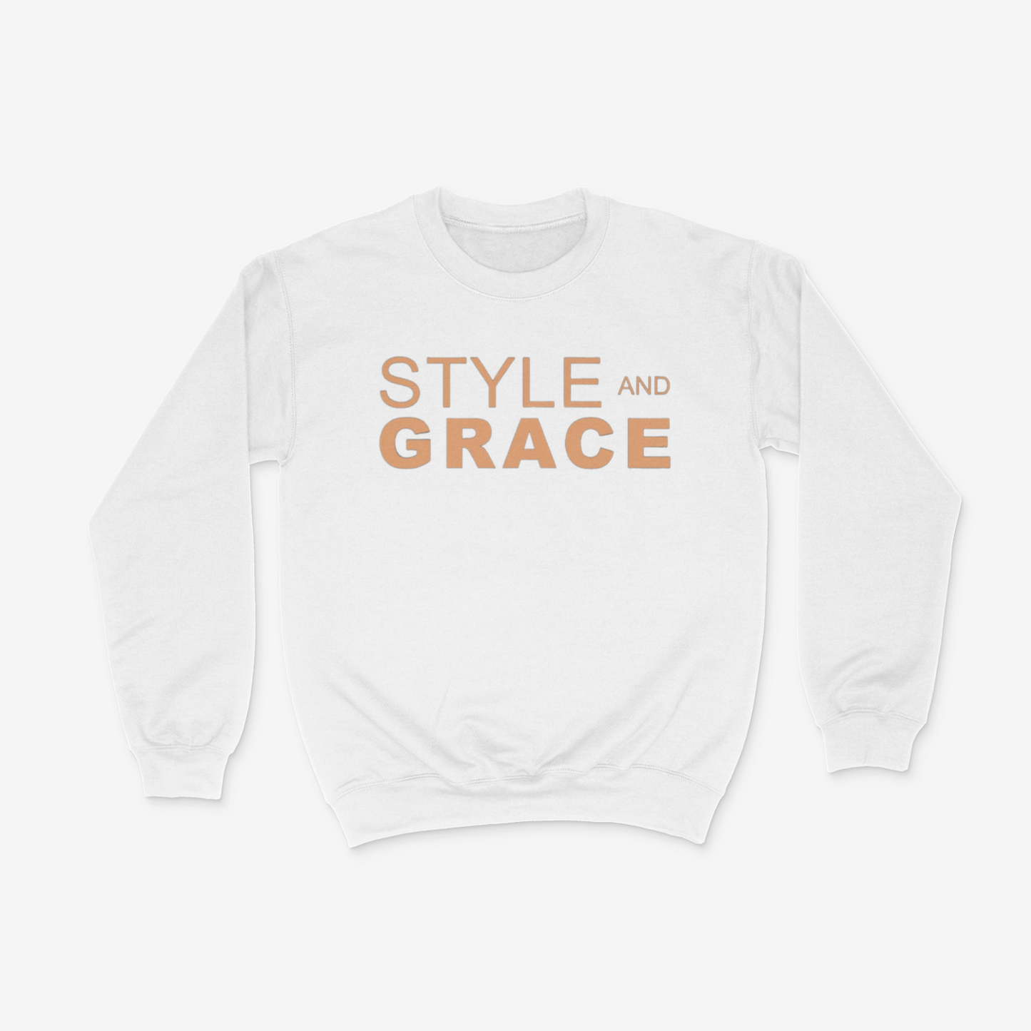 Style & Grace Logo Crewneck (Tan)