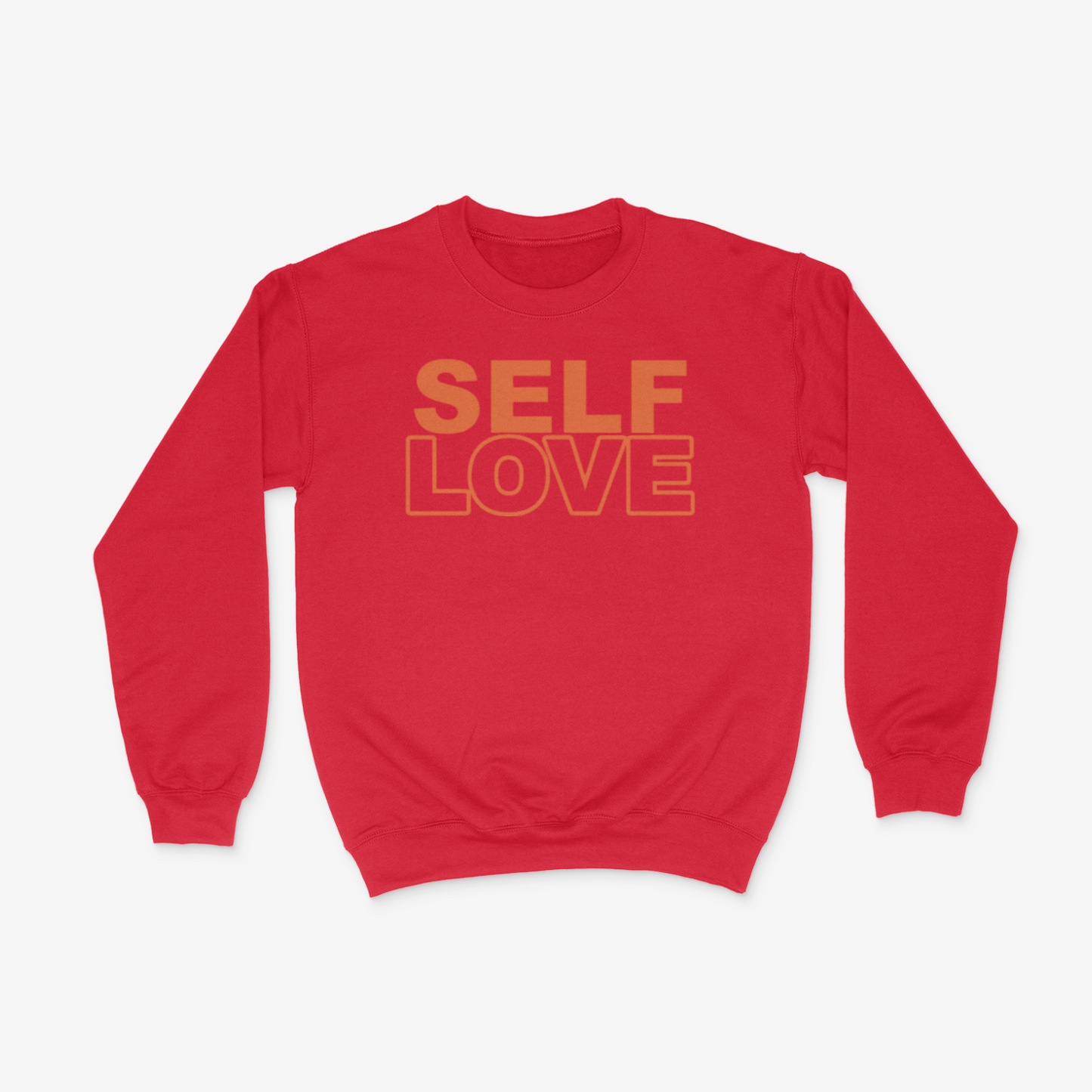 Self Love Bold Crewneck (Orange)