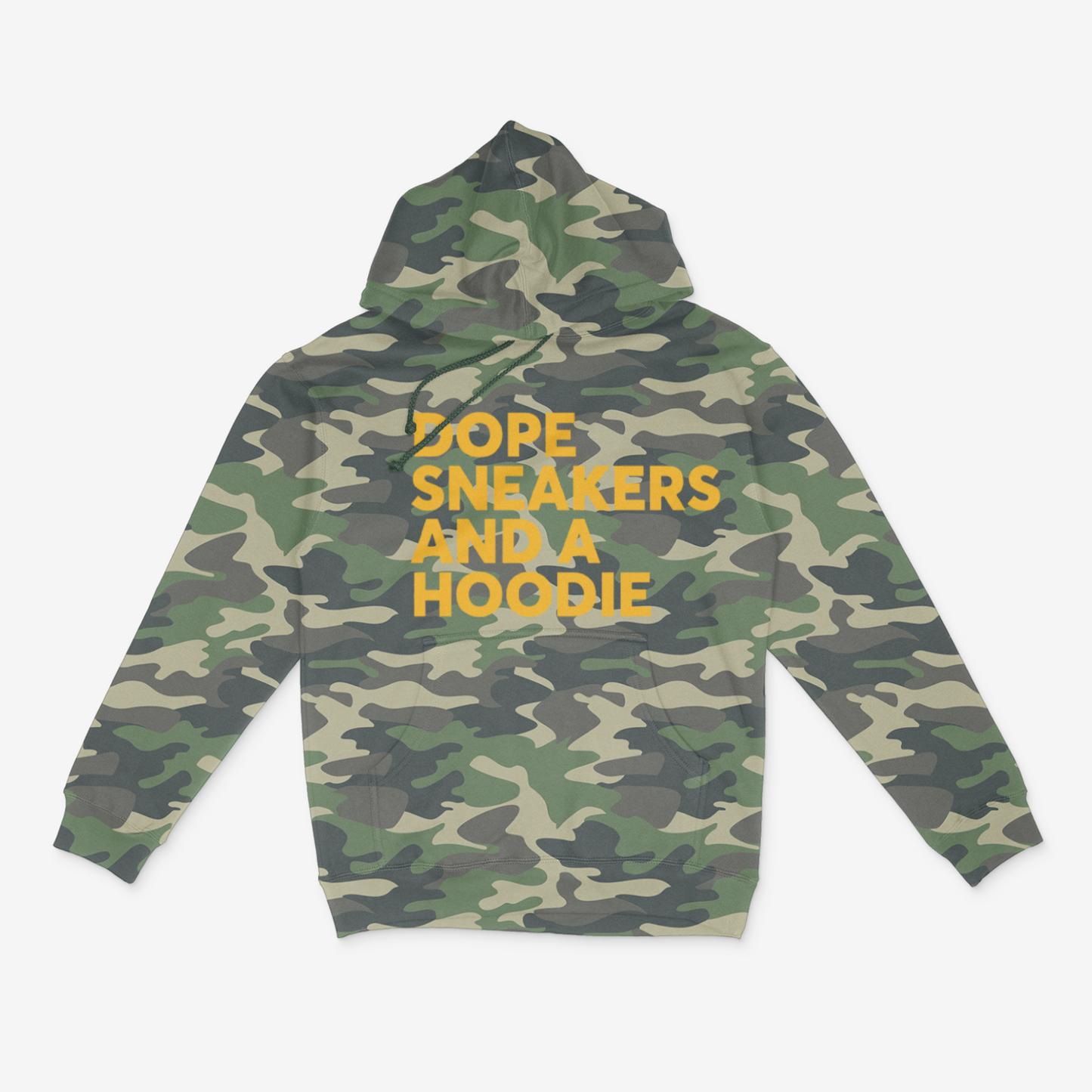 Dope Sneakers and a Hoodie (Gold)