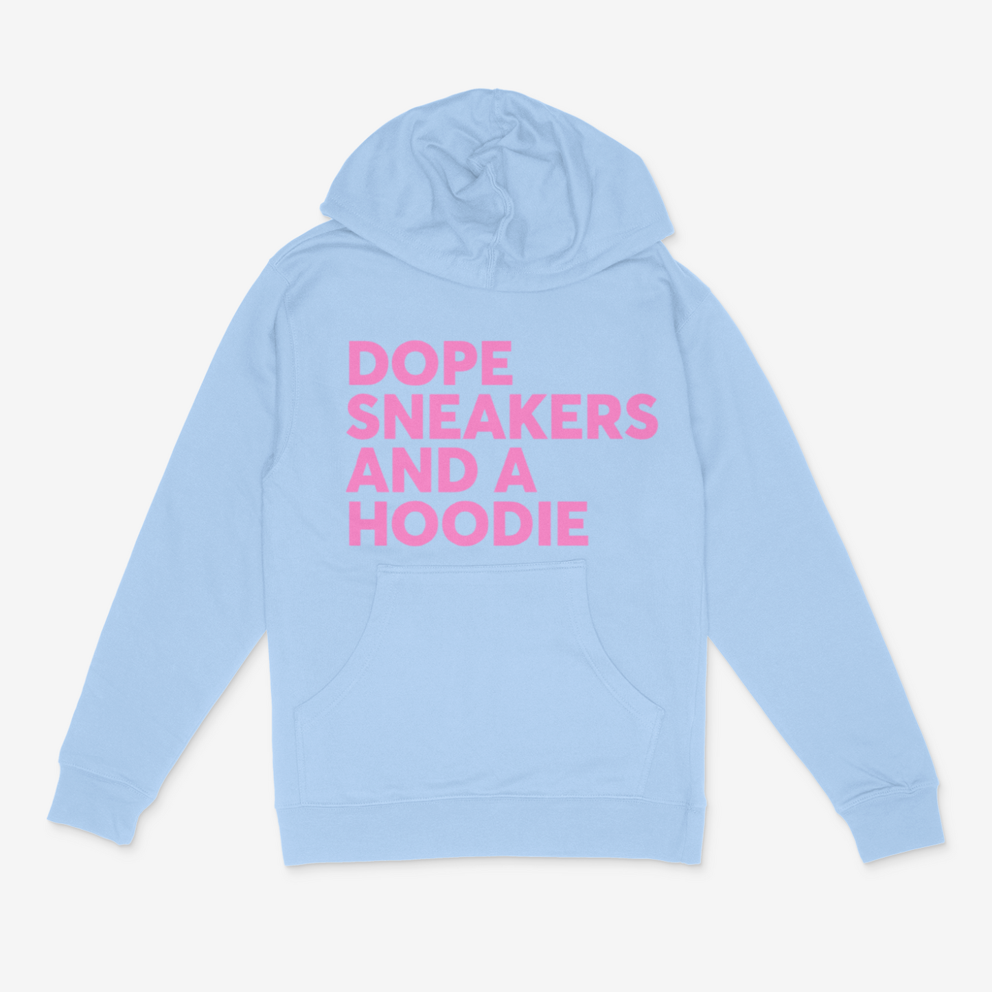 Dope Sneakers and A Hoodie (Pink)