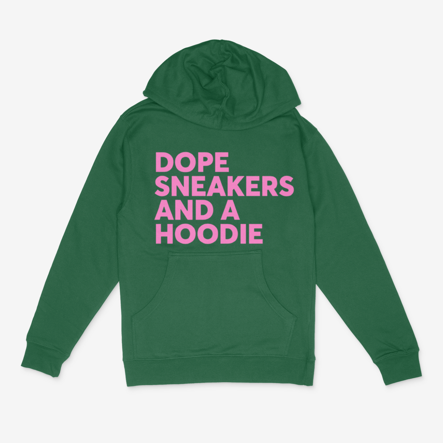 Dope Sneakers and A Hoodie (Pink)