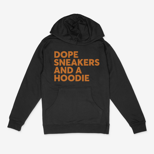 Dope Sneakers and A Hoodie ( Texas Orange)