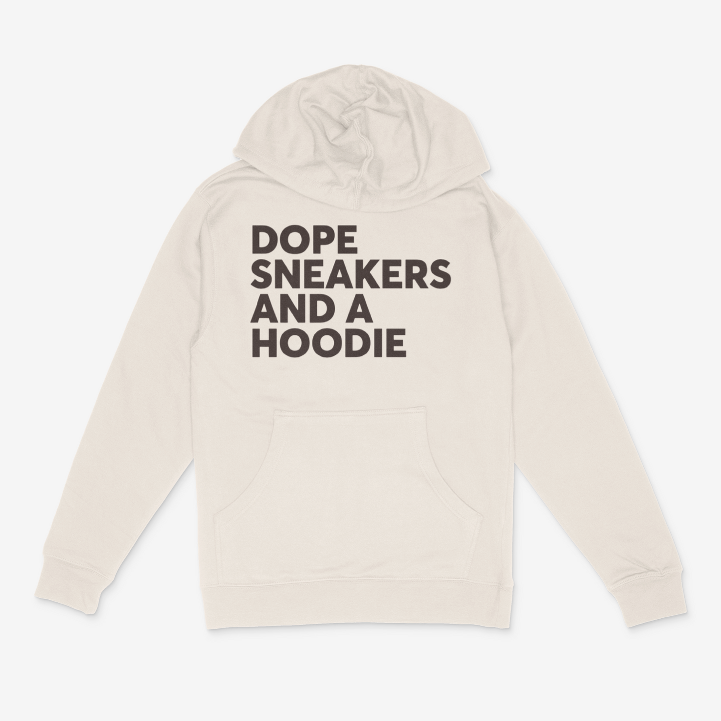 Dope Sneakers and A Hoodie (Chocolate Brown)