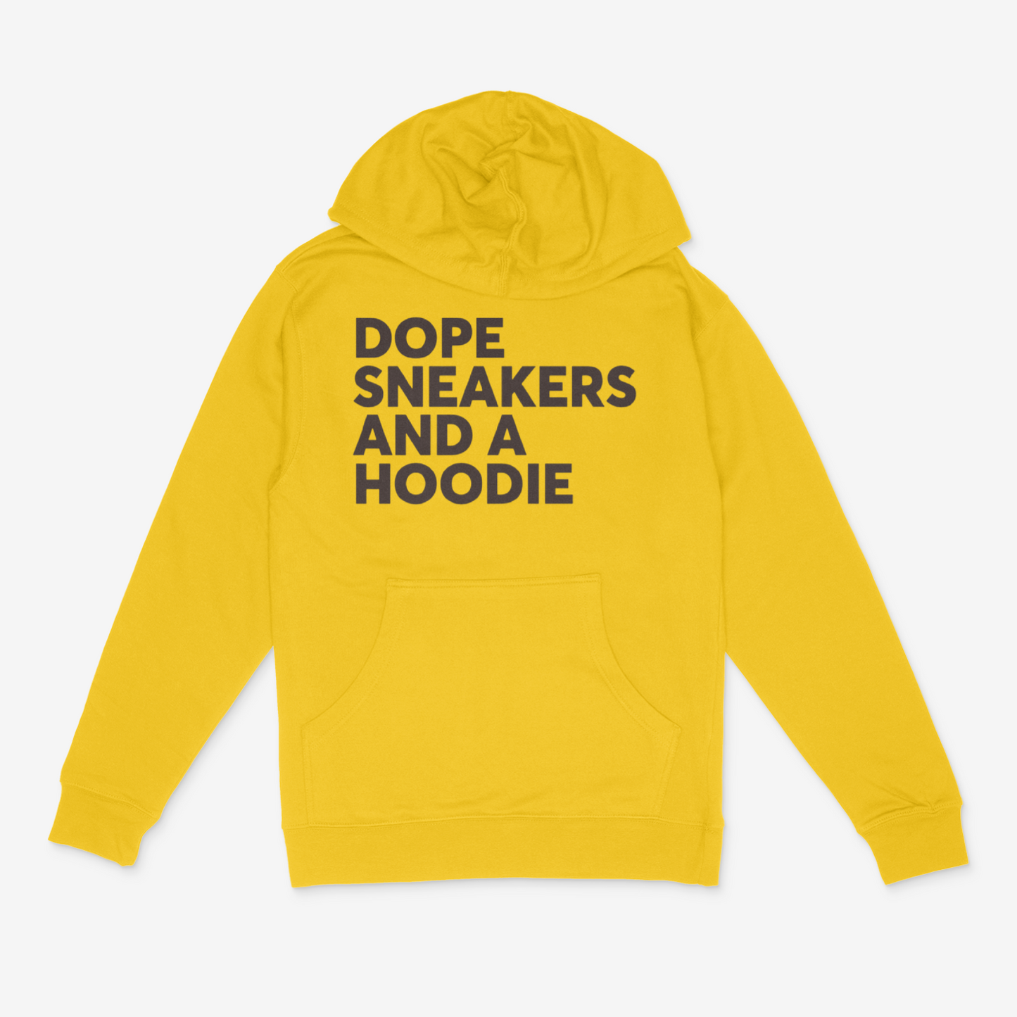 Dope Sneakers and A Hoodie (Chocolate Brown)