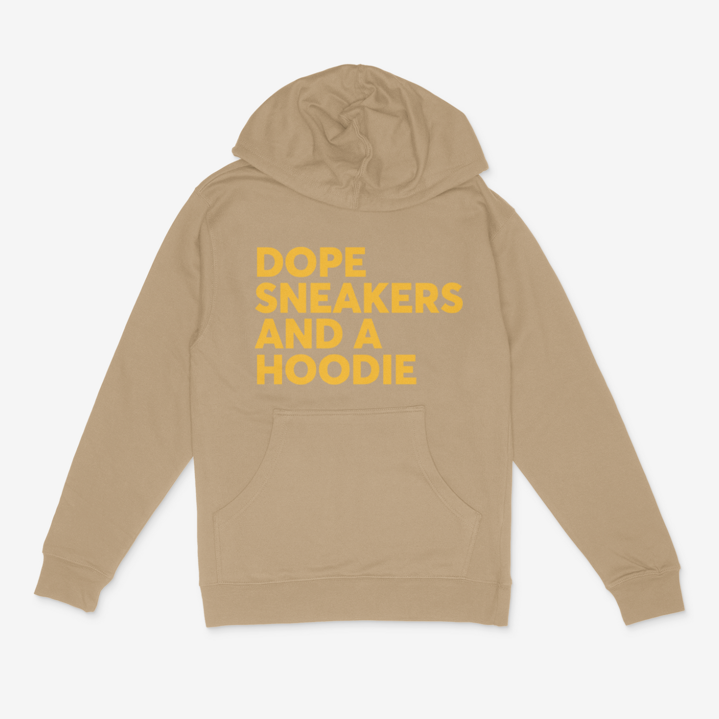 Dope Sneakers and a Hoodie (Gold)