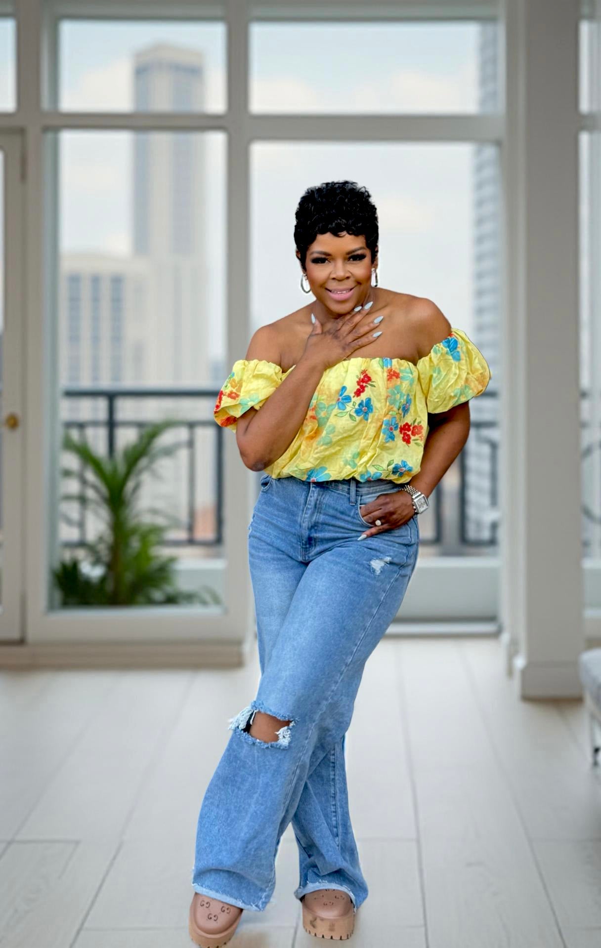 Sunshine Off The Shoulder Top