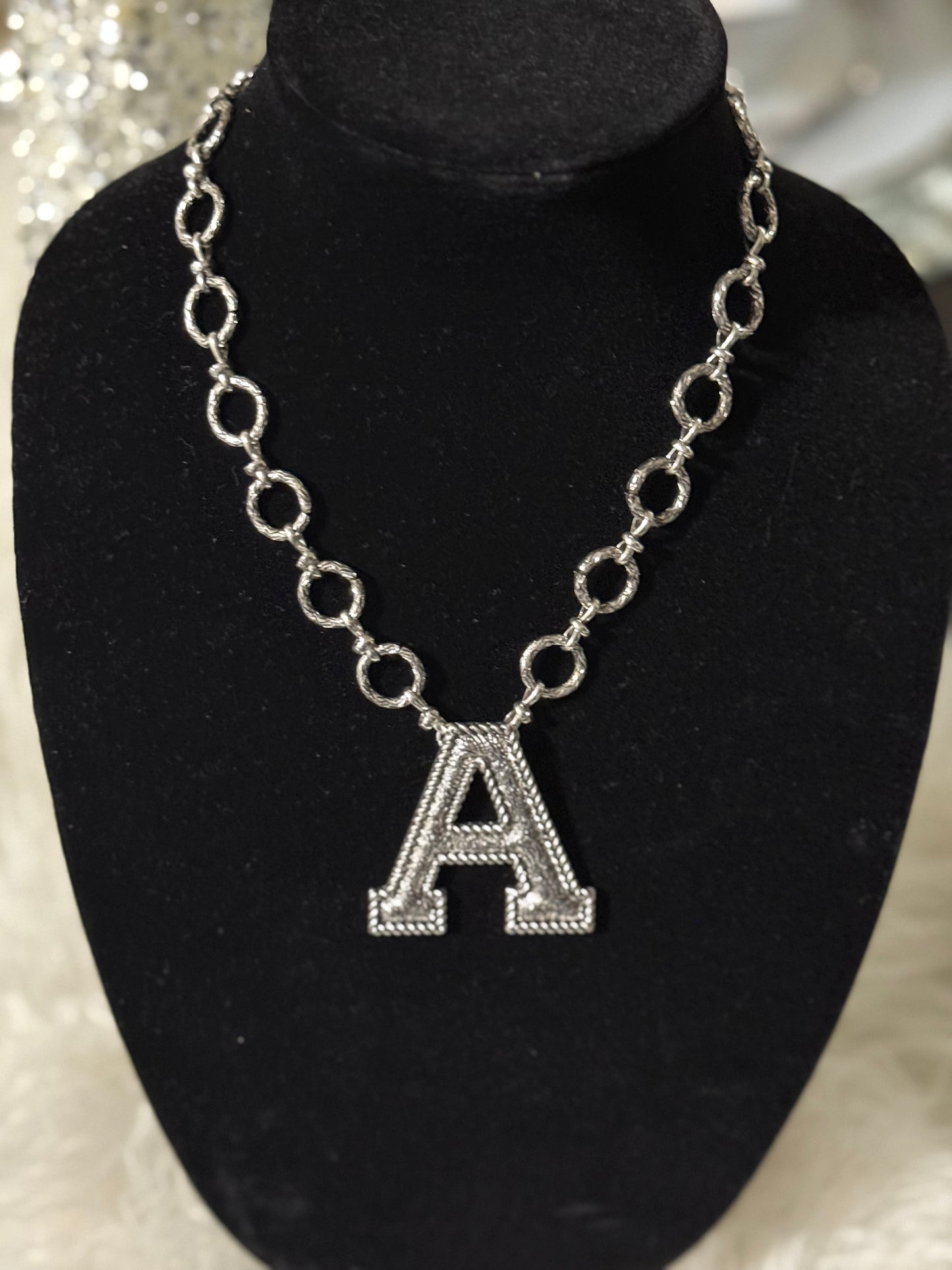 Initial Pendant Necklace