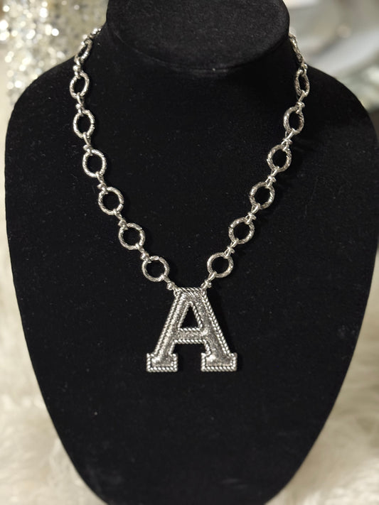 Initial Pendant Necklace