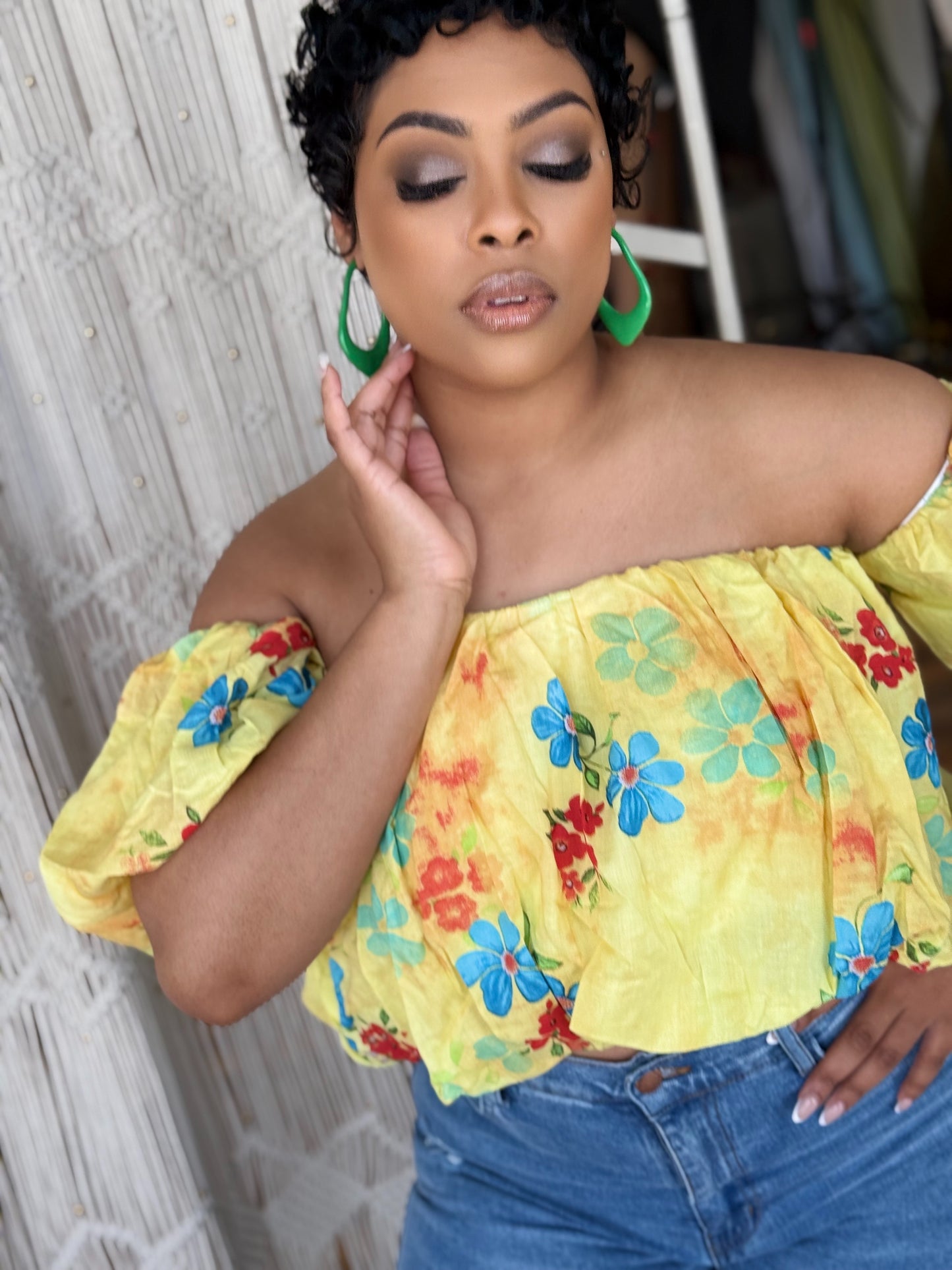 Sunshine Off The Shoulder Top