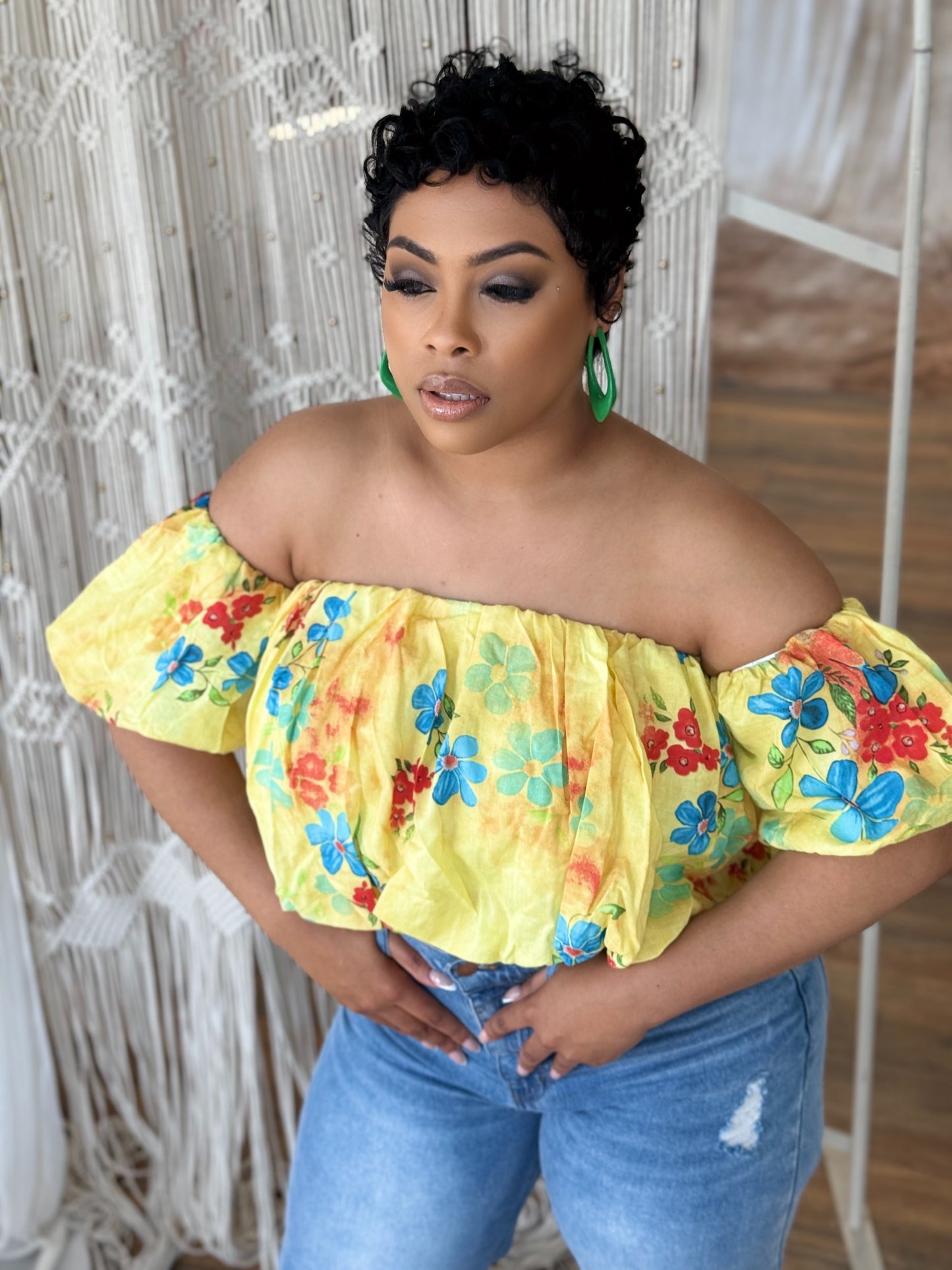 Sunshine Off The Shoulder Top