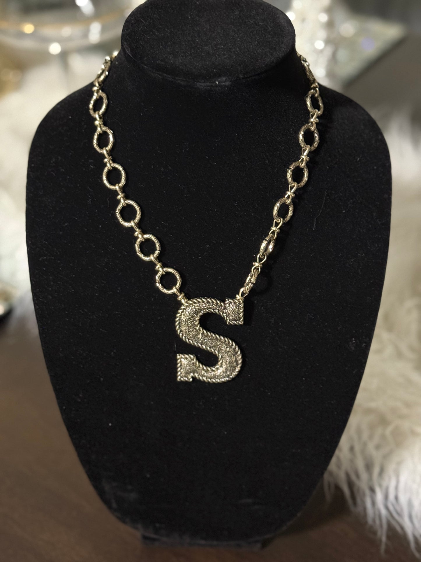 Initial Pendant Necklace