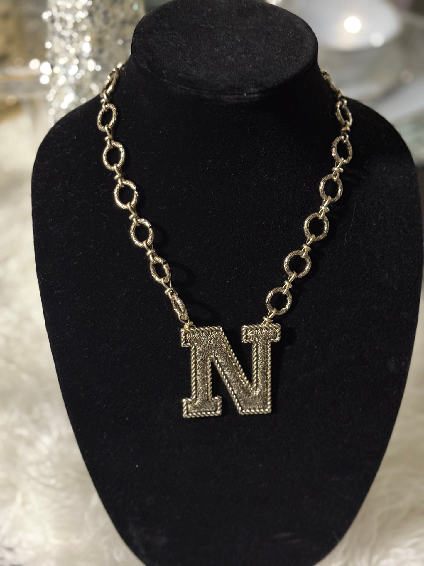 Initial Pendant Necklace