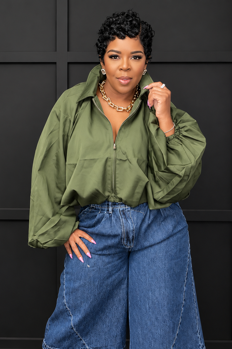 Full Volume Bomber Jacket