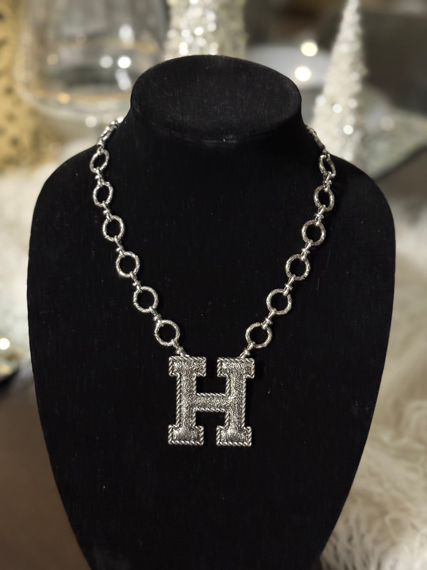 Initial Pendant Necklace