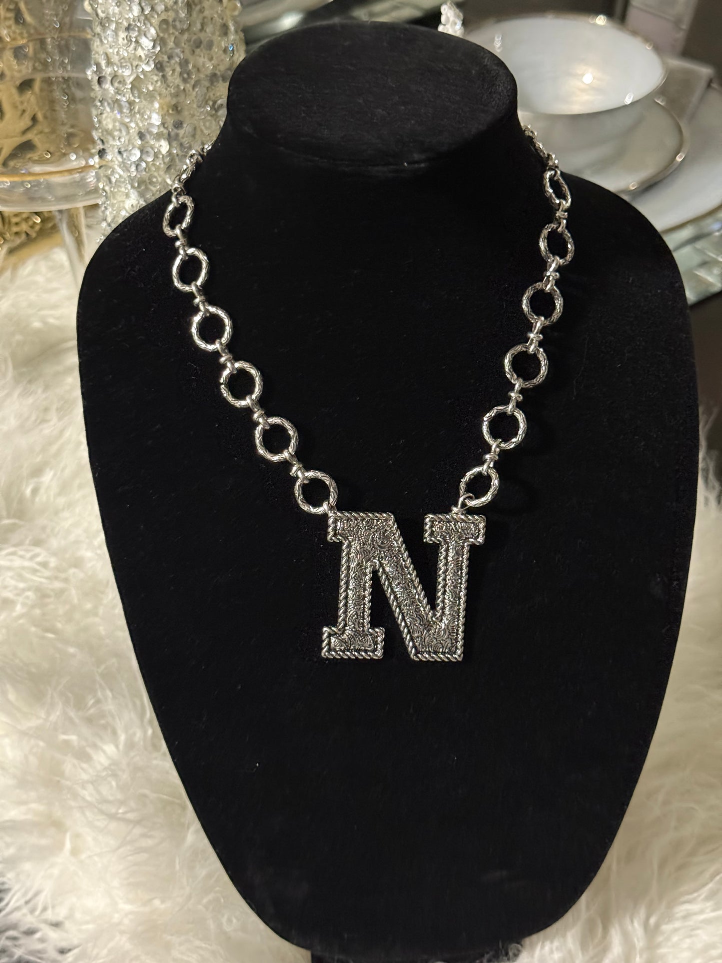 Initial Pendant Necklace