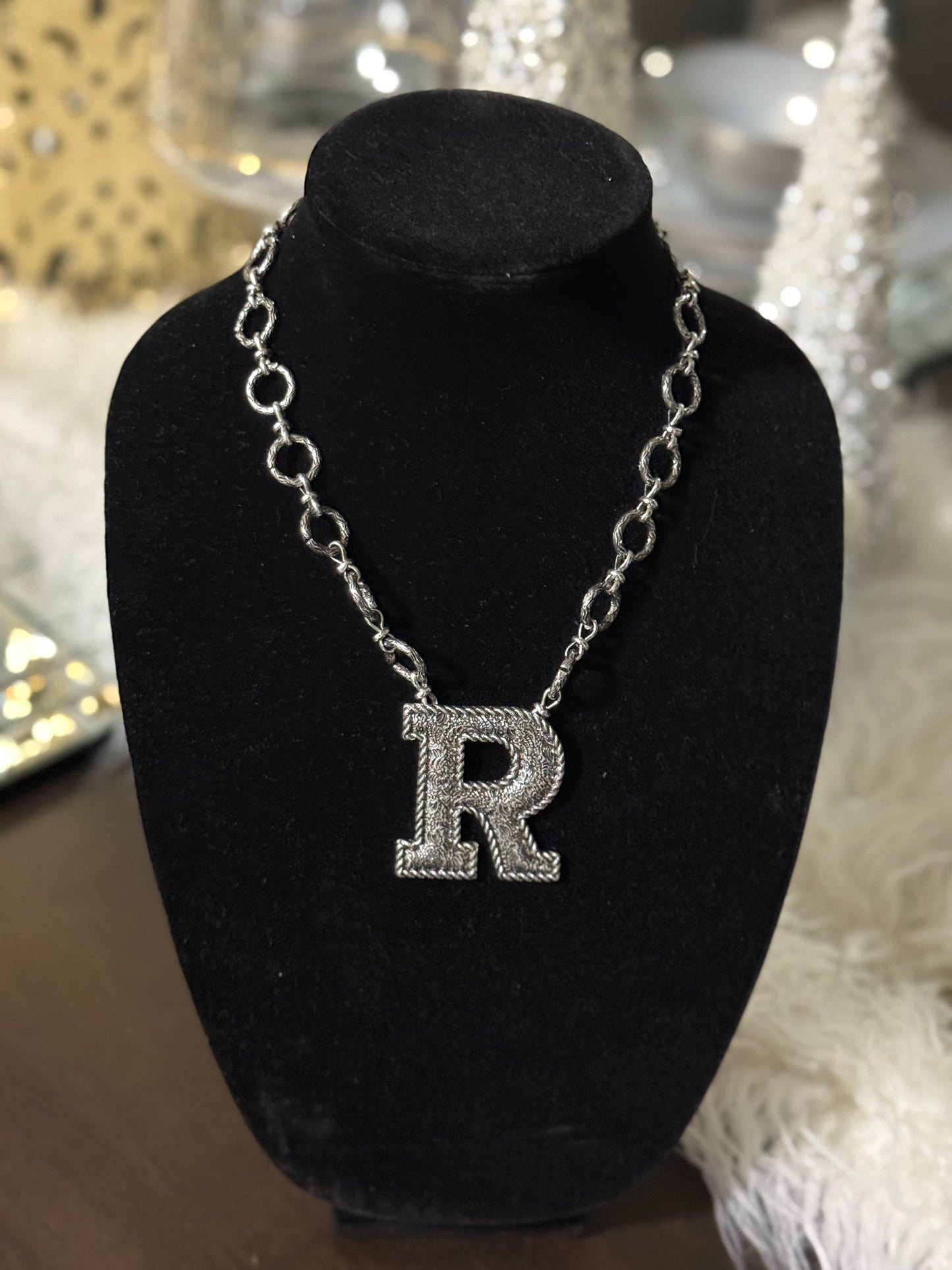 Initial Pendant Necklace